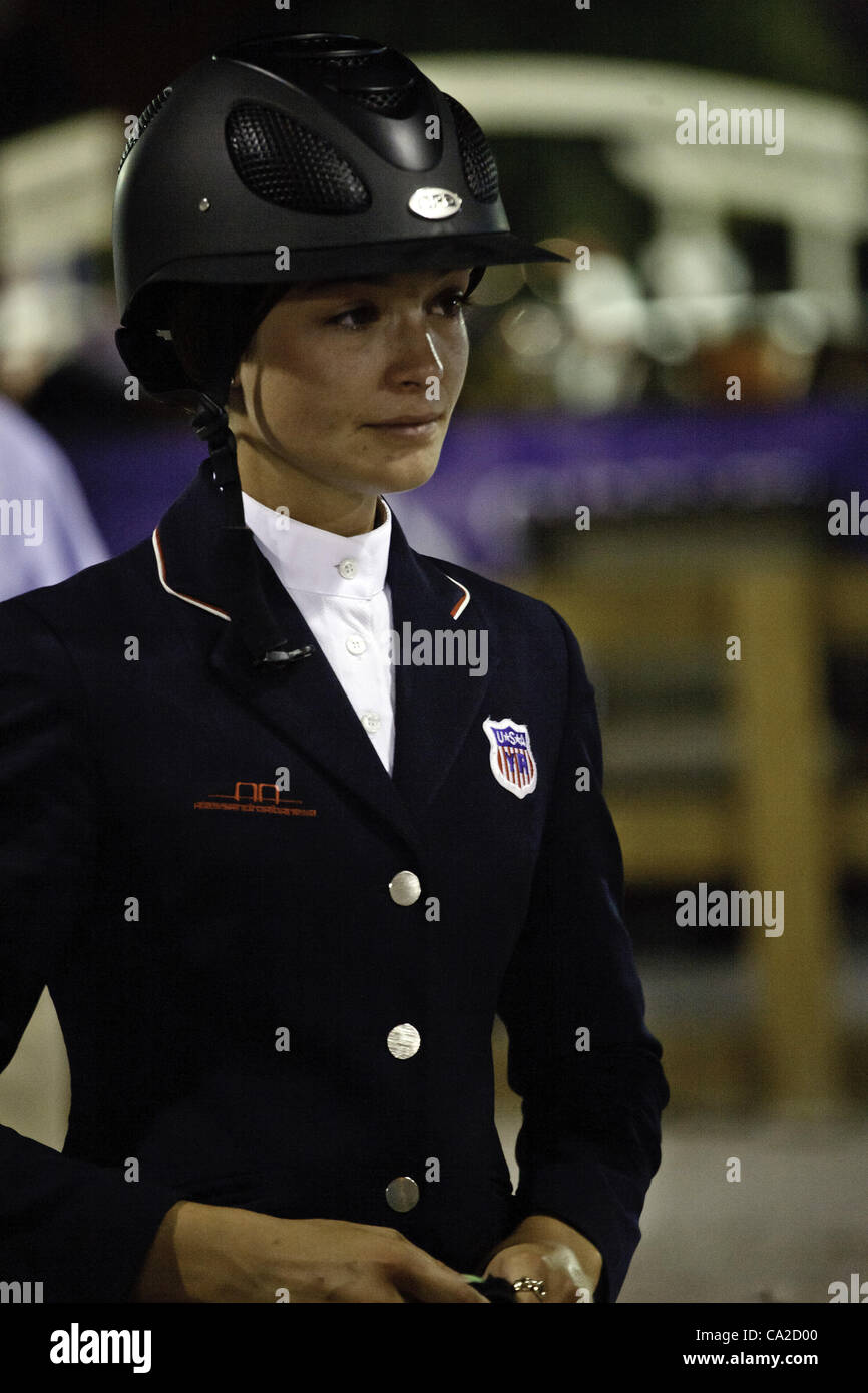 Marzo 24, 2012 - Wellington, Florida, Stati Uniti - Reed Kessler dopo tieing per il primo posto al USEF Prove, Prova USEF #4, USEF prove Wellington Florida. 3-24-2012. Foto di Arron Haggart/Eclipse Sportswire (credito Immagine: © Arron Haggart/ Haggart Fotografia Spiaggia/eclipse/ZUMAPRESS.com) Foto Stock