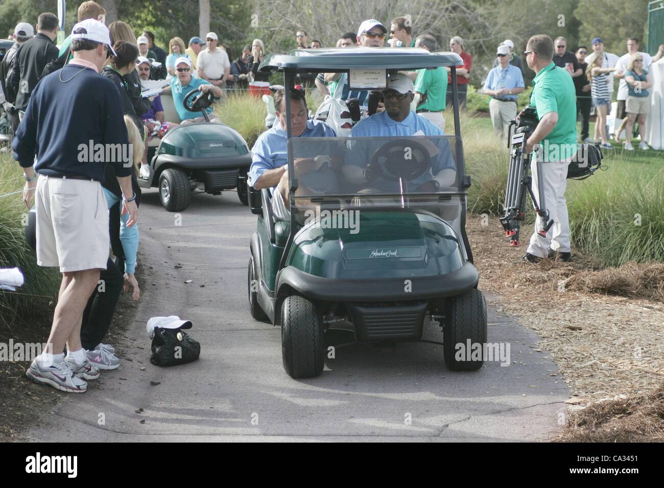 Ken Griffey Jr di presenze per la undicesima edizione del Michael Jordan Celebrity Invitational - gio, Shadow Creek Golf Course, Las Vegas NV, Marzo 29, 2012. Foto di: James Atoa/Everett Collection Foto Stock