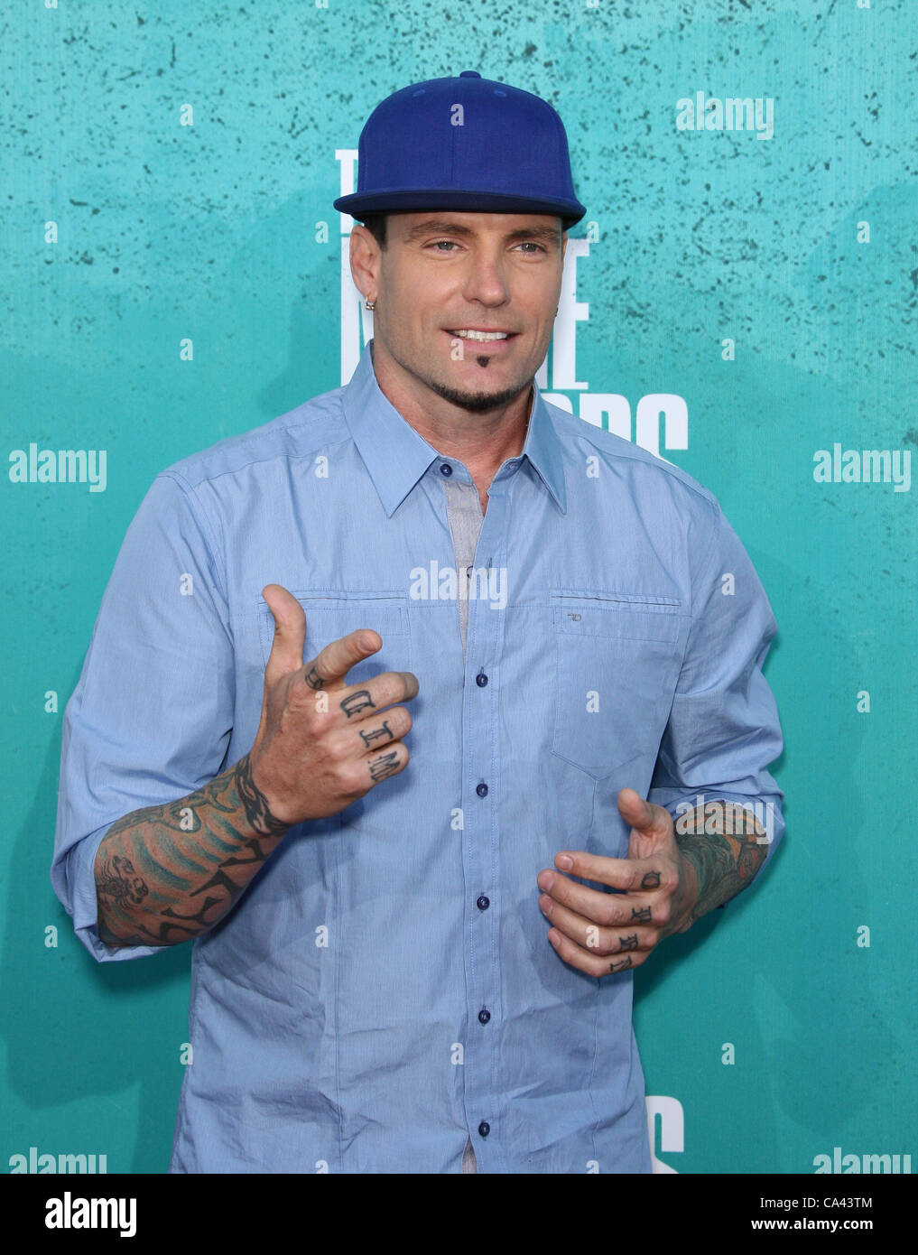 Gelato alla vaniglia MTV Movie Awards 2012. Gli arrivi di LOS ANGELES CALIFORNIA USA 03 Giugno 2012 Foto Stock