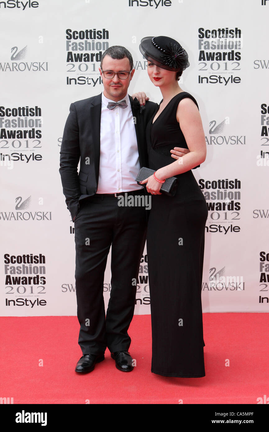 Scottish Fashion Awards 2012 William Chambers Foto Stock