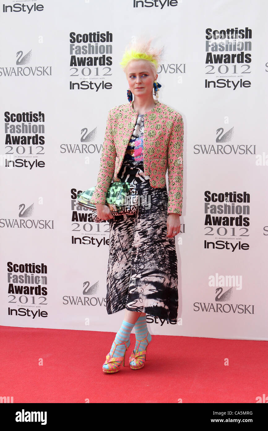 Scottish Fashion Awards 2012; Luise grigio Foto Stock