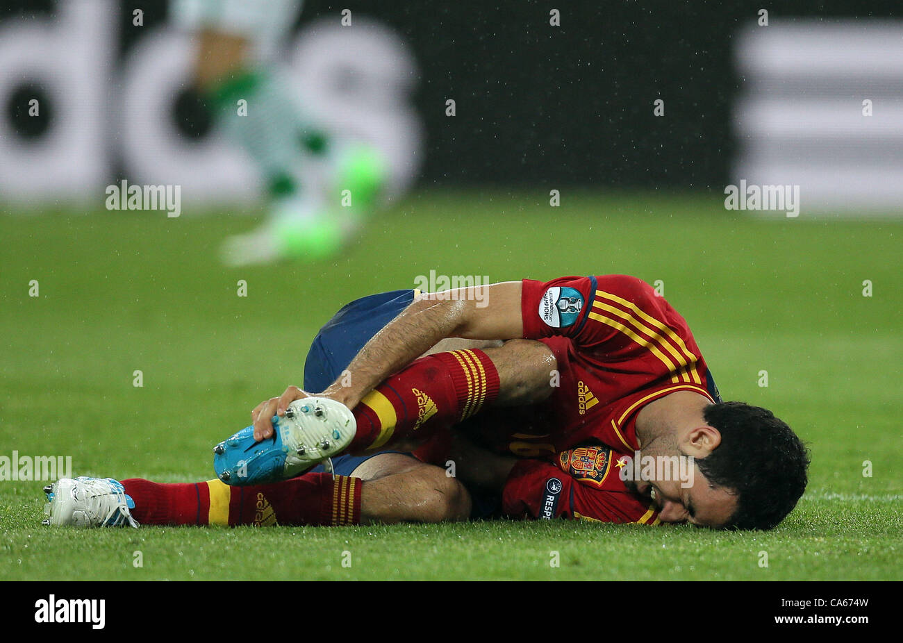 SERGIO BUSQUETS SPAGNA ARENA Danzica Danzica Polonia 14 Giugno 2012 Foto Stock