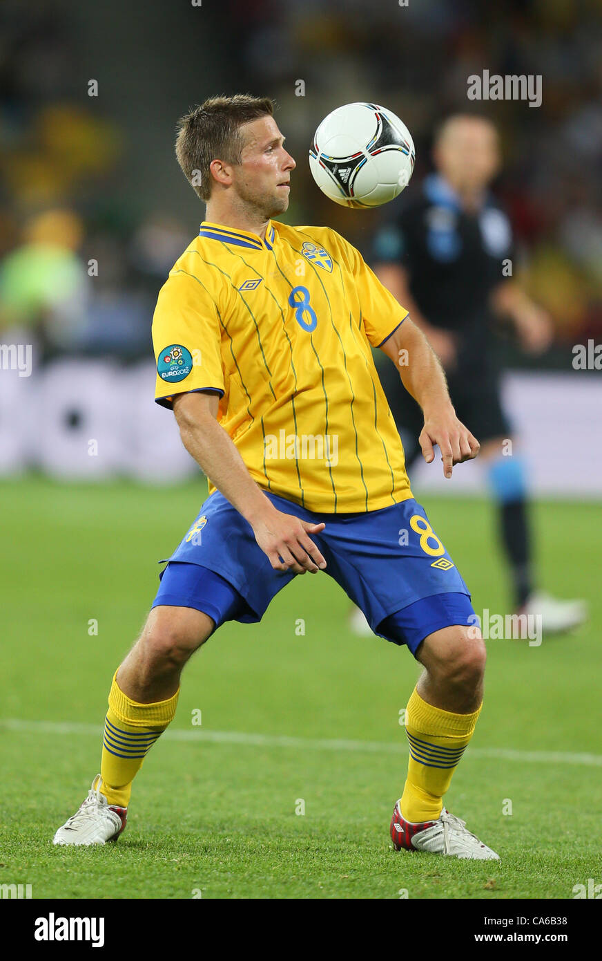 ANDERS SVENSSON SVEZIA V INGHILTERRA EURO 2012 Olympic Stadium KHARKIV Ucraina Ucraina 15 Giugno 2012 Foto Stock