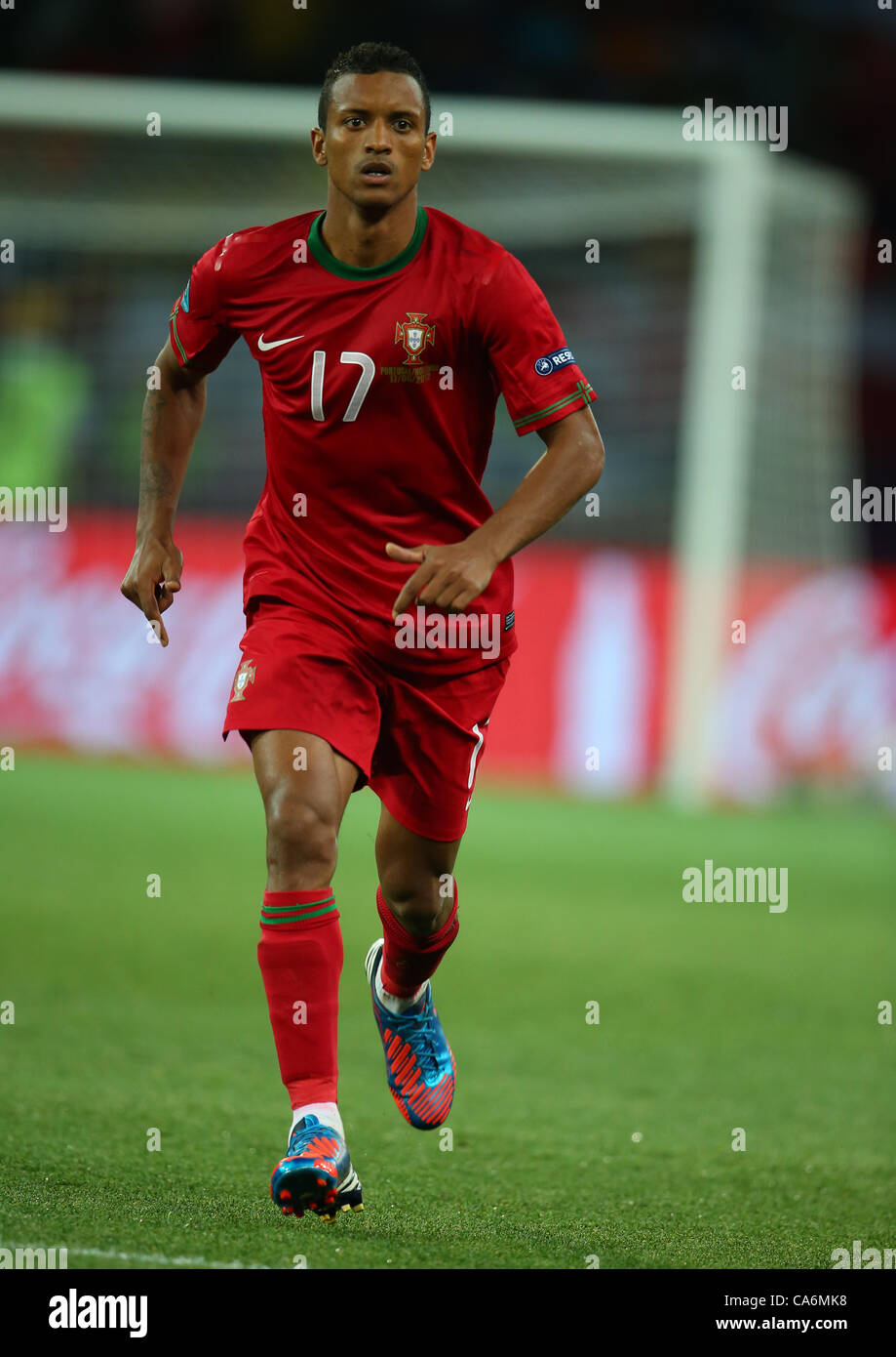 NANI PORTOGALLO & MANCHESTER UNITED F STADIO METALIST KHARKIV Ucraina Ucraina 17 Giugno 2012 Foto Stock