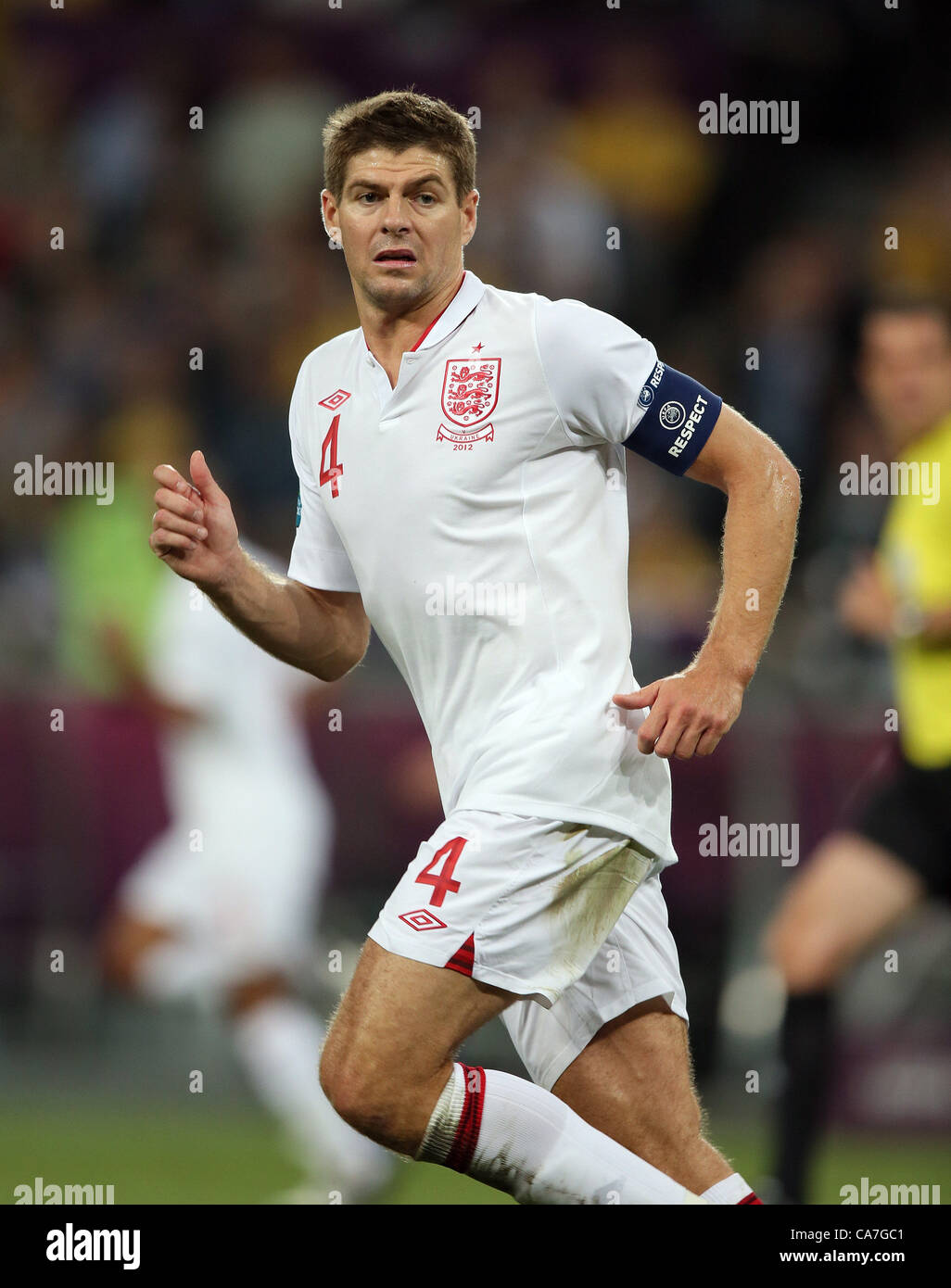 STEVEN GERRARD INGHILTERRA DONBAS ARENA DONETSK UCRAINA 19 Giugno 2012 Foto Stock