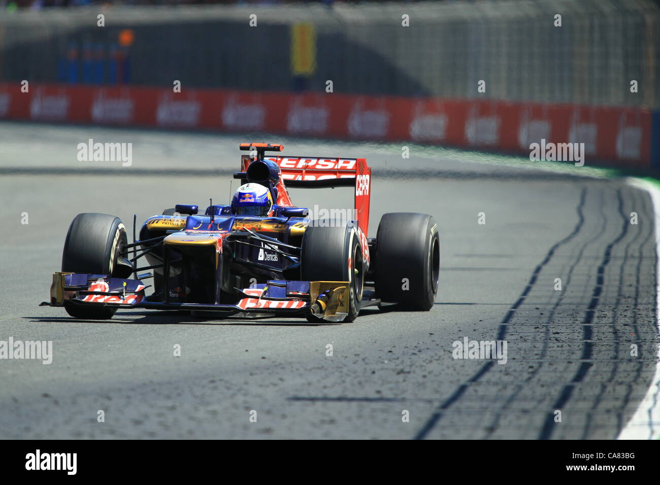 European Grand Prix - Formula Uno - F1 - Valencia, Spagna - 24/06/2012 - domenica Gara - Toro Rosso Daniel Ricciardo Foto Stock