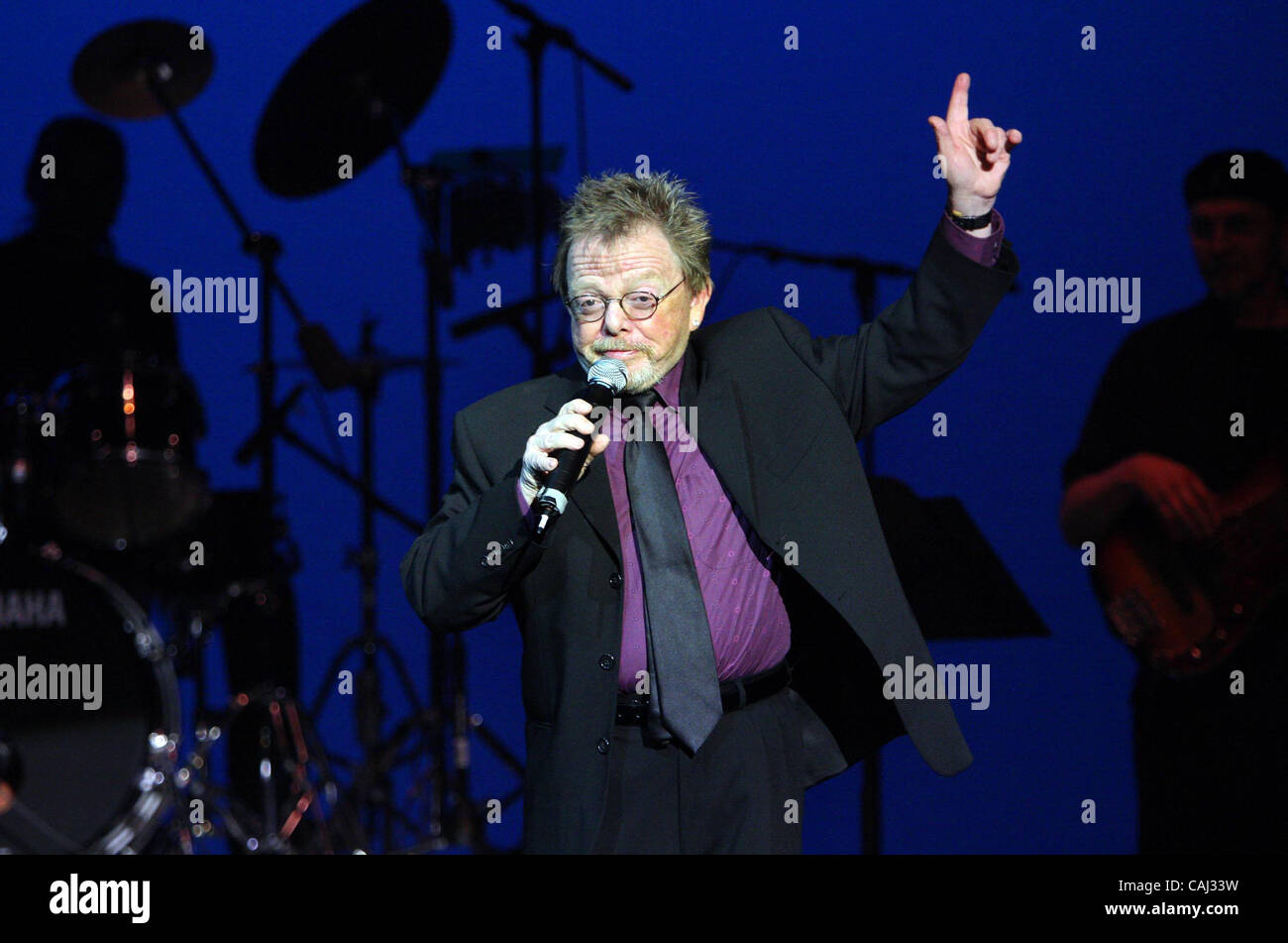 010408 acc williams 0047256una foto personale da Bruce R. Bennett/Palm Beach post con la storia di Leslie grigio Streeter -- Jupiter -- Paul Williams effettuato venerdì notte a Maltz Giove Teatro. Non per la distribuzione al di fuori di COX PAPER. Fuori PALM BEACH, BROWARD, Martin, ST. LUCIE, Indian River e OKEE Foto Stock