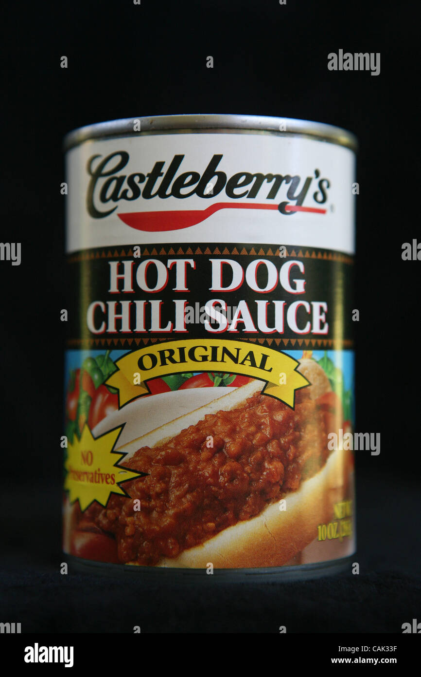 Sep 19, 2007 - Pensacola, FL, Stati Uniti d'America - una fabbrica al centro di un'estate botulismo focolaio in lattine di hot dog salsa chili è impostato per riaprire oggi. Castleberry del cibo società dice che vuole riprendere la produzione alla sua Augusta, in Georgia, in fabbrica. La fabbrica era spento a causa di un cittadino il botulismo outbre Foto Stock