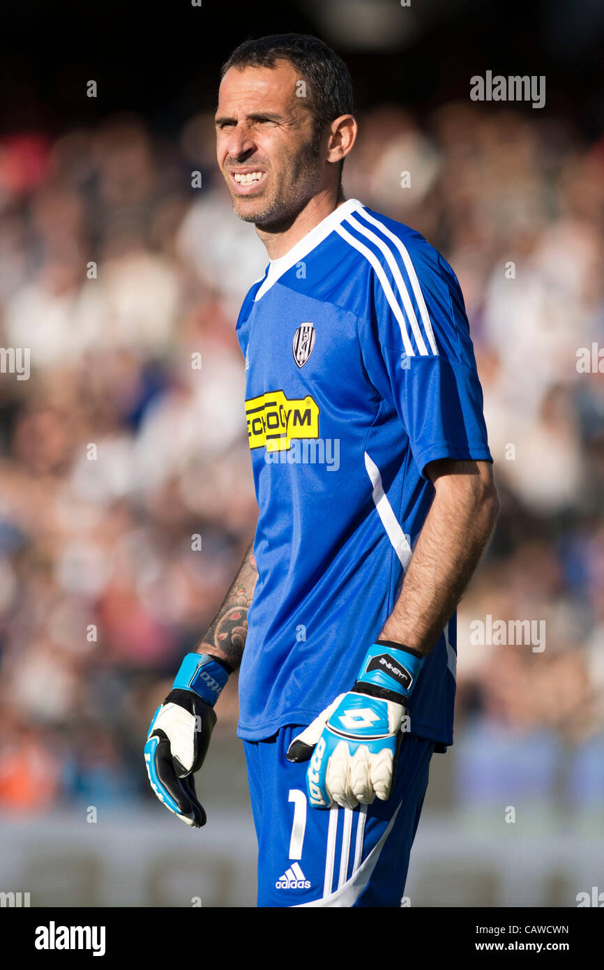 Francesco Antonioli (Cesena), 25 aprile 2012 - Calcio : Italiano 'Serie A' match tra Cesena 0-1 Juventus Friuli Stadium di Cesena, Italia, (foto di Maurizio Borsari/AFLO) [0855] Foto Stock