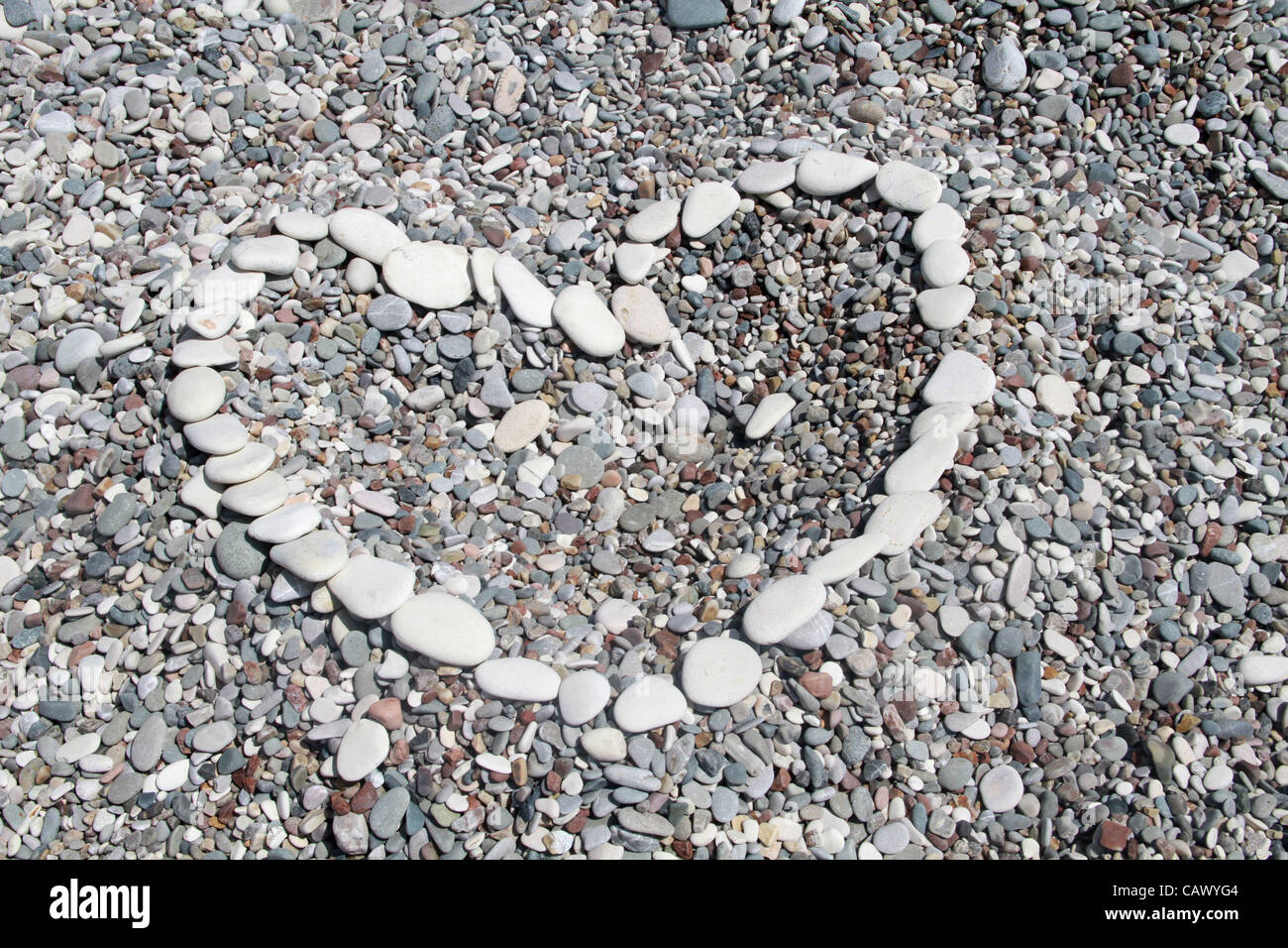 Cipro BEACH,Petra tou Romiou Foto Stock