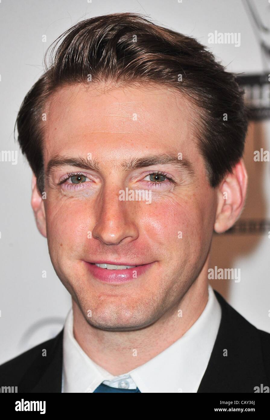 Fran Kranz presso gli arrivi per la ventisettesima edizione Lucille Lortel Awards, NYU Skirball Center di New York, NY Maggio 6, 2012. Foto di: Gregorio T. Binuya/Everett Collection Foto Stock