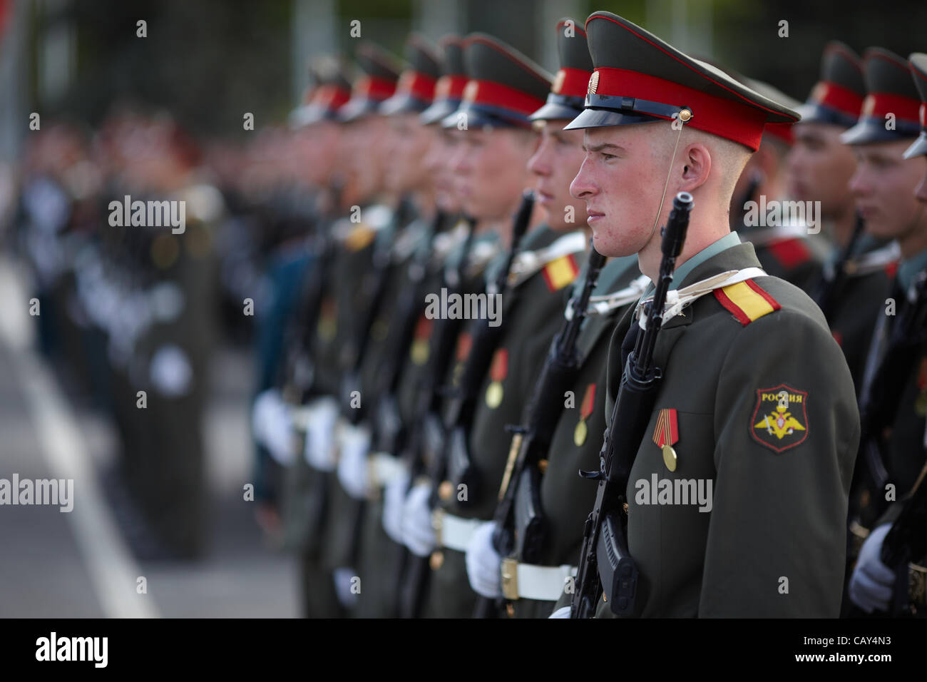 Soldati russi Foto Stock