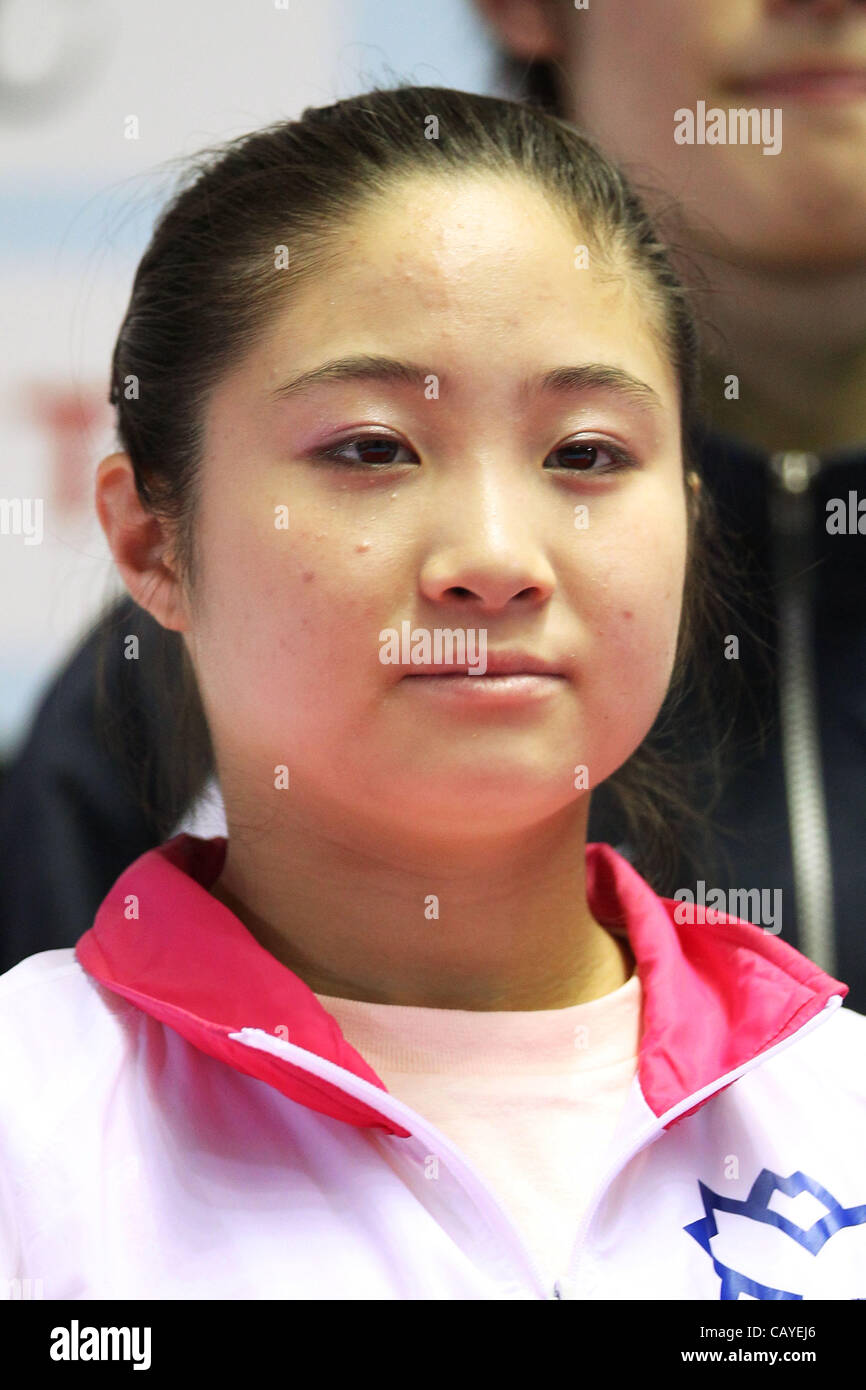 Koko Tsurumi (JPN), 5 maggio 2012 - Ginnastica Artistica : La cinquantunesima NHK Cup vittoria cerimonia al 1° Yoyogi palestra, Tokyo, Giappone. (Foto di Daiju Kitamura/AFLO SPORT) [1045] Foto Stock