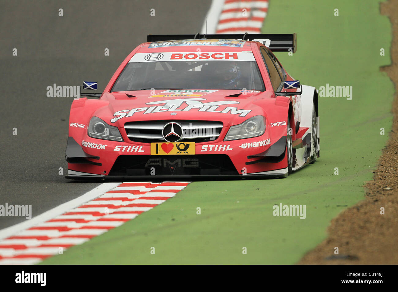 18.05.2012 Brands Hatch, Inghilterra. DTM Touring Cars. Susie Wolff in Persson Motorsport Mercedes C-Coupe nel corso del PQ1 Foto Stock