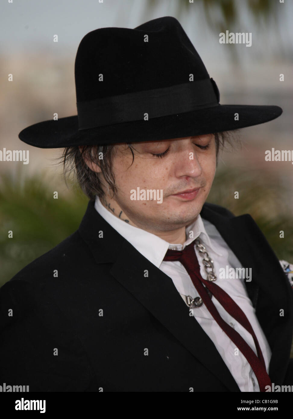 PETE DOHERTY CONFESSIONI DI UN FIGLIO DEL SECOLO PHOTOCALL CANNES FILM FESTIVAL 2012 PALAIS DES FESTIVAL CANNES Francia 20 M Foto Stock