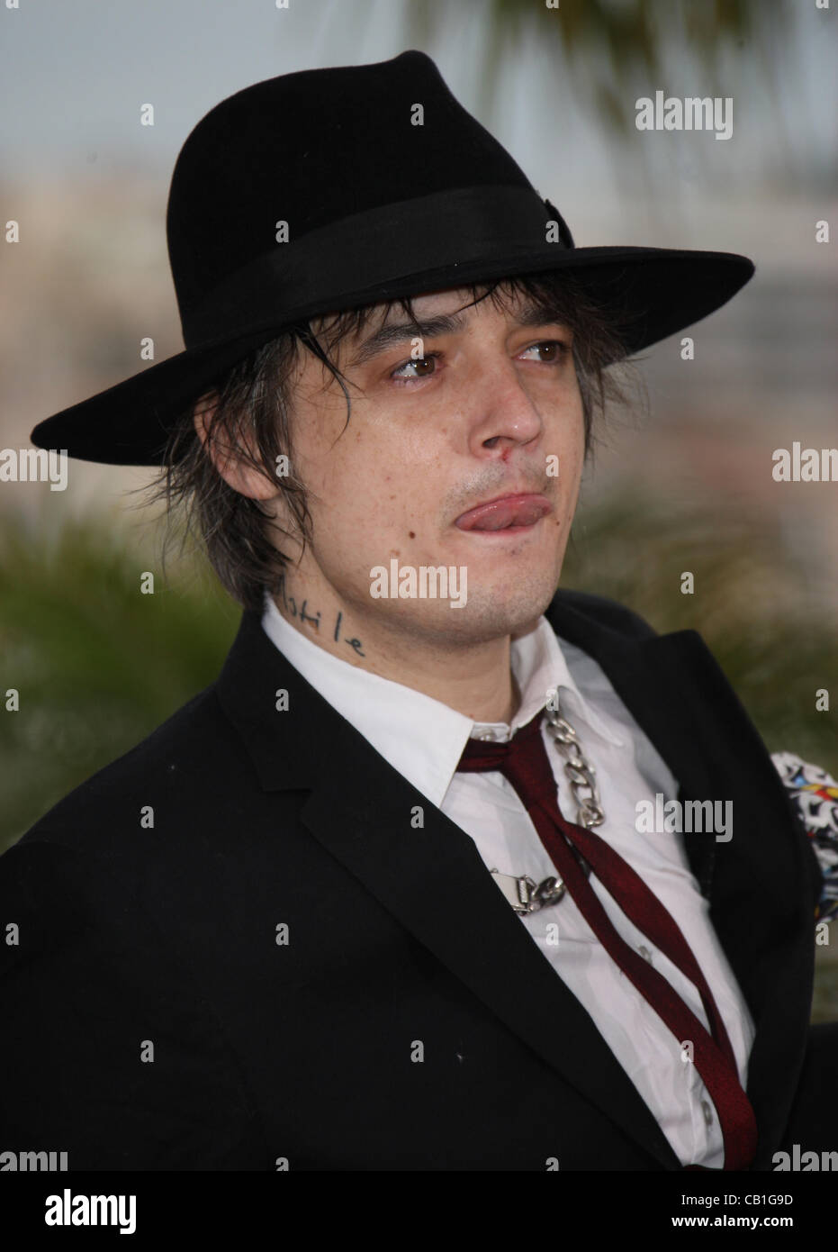 PETE DOHERTY CONFESSIONI DI UN FIGLIO DEL SECOLO PHOTOCALL CANNES FILM FESTIVAL 2012 PALAIS DES FESTIVAL CANNES Francia 20 M Foto Stock