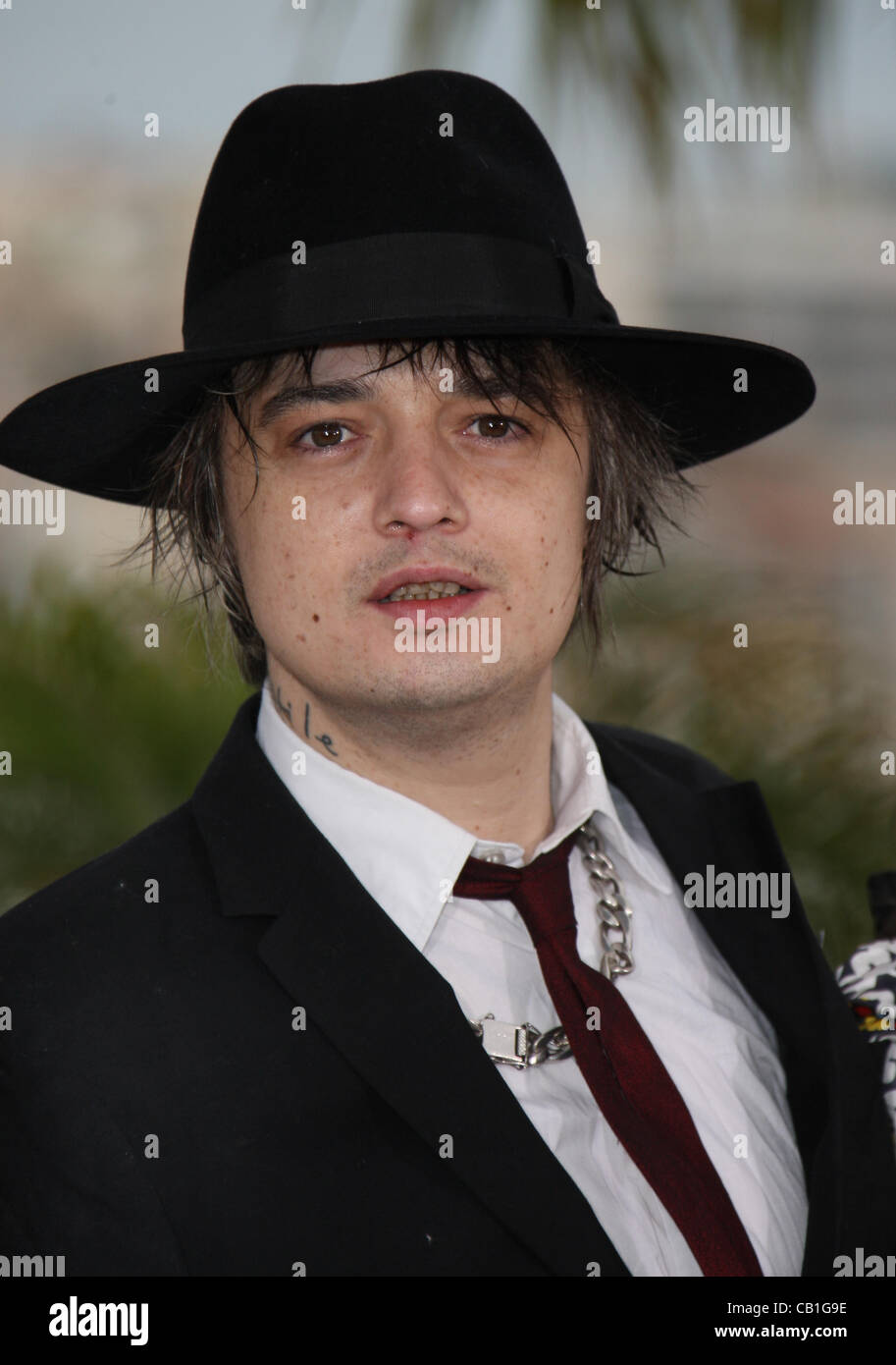 PETE DOHERTY CONFESSIONI DI UN FIGLIO DEL SECOLO PHOTOCALL CANNES FILM FESTIVAL 2012 PALAIS DES FESTIVAL CANNES Francia 20 M Foto Stock