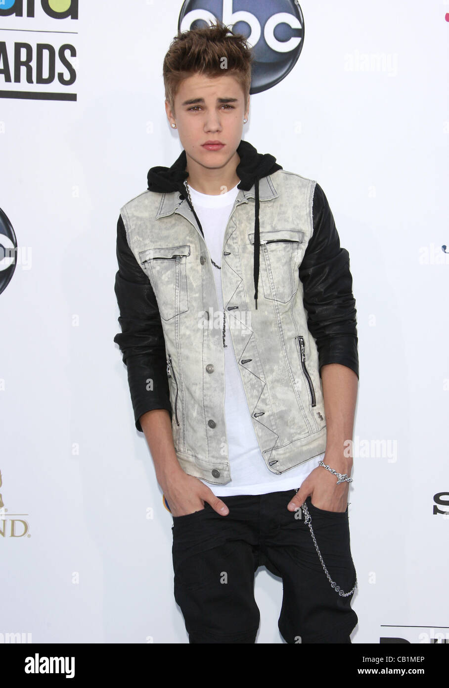 JUSTIN BIEBER 2012 Billboard Music Awards arrivi LAS VEGAS NEVADA USA 20 Maggio 2012 Foto Stock