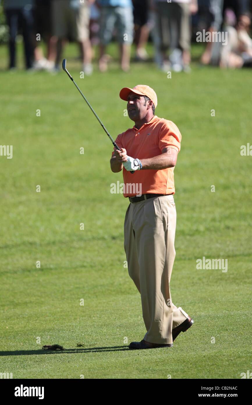 25.05.2012 Wentworth, Inghilterra. Jose Maria Olazabal (ESP) in azione durante il BMW PGA Championship. Foto Stock
