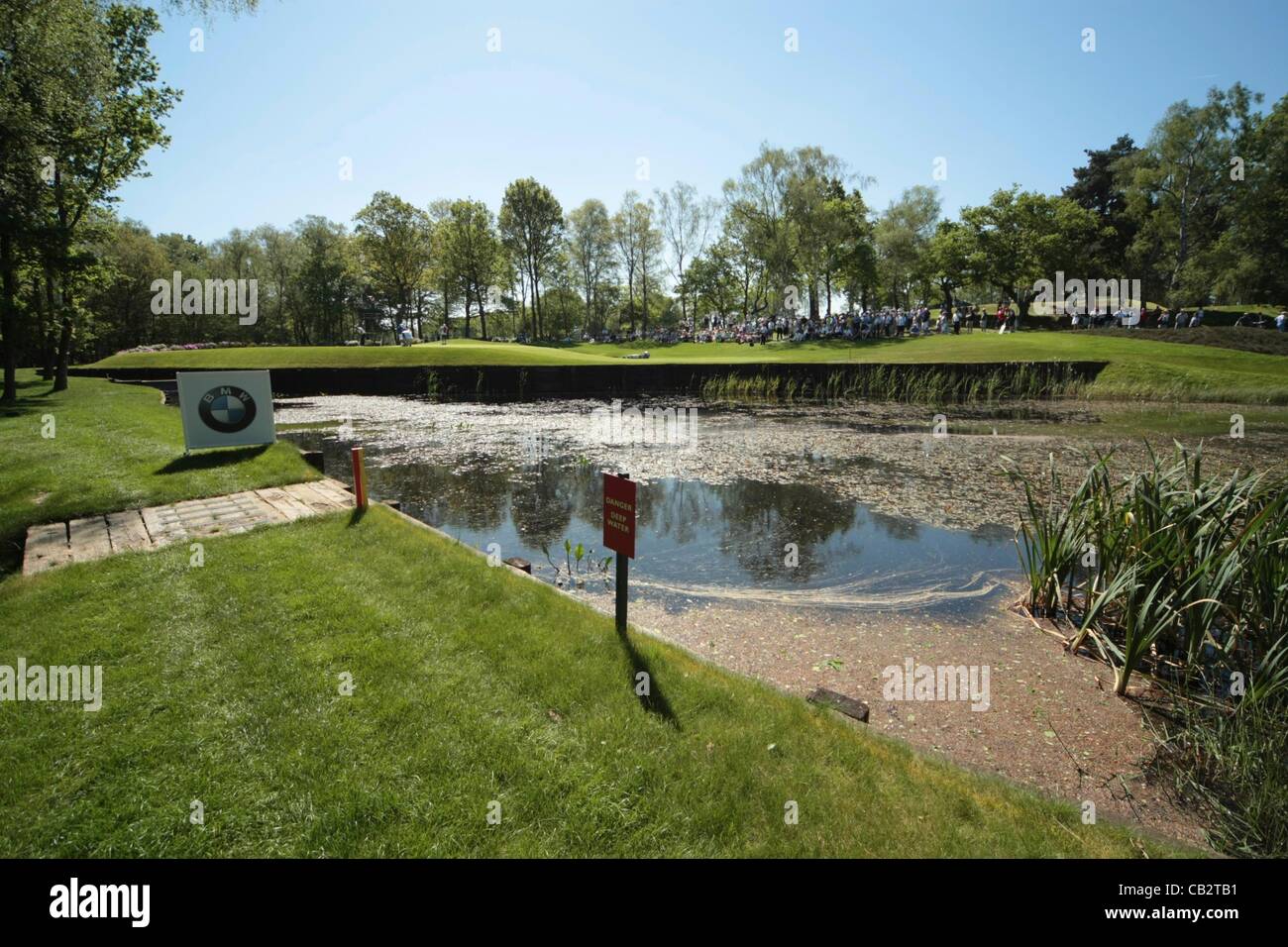 26.05.2012 Wentworth, Inghilterra. Il giorno 8 presso la BMW campionato di PGA. Sabato, giorno 3 della concorrenza. Foto Stock