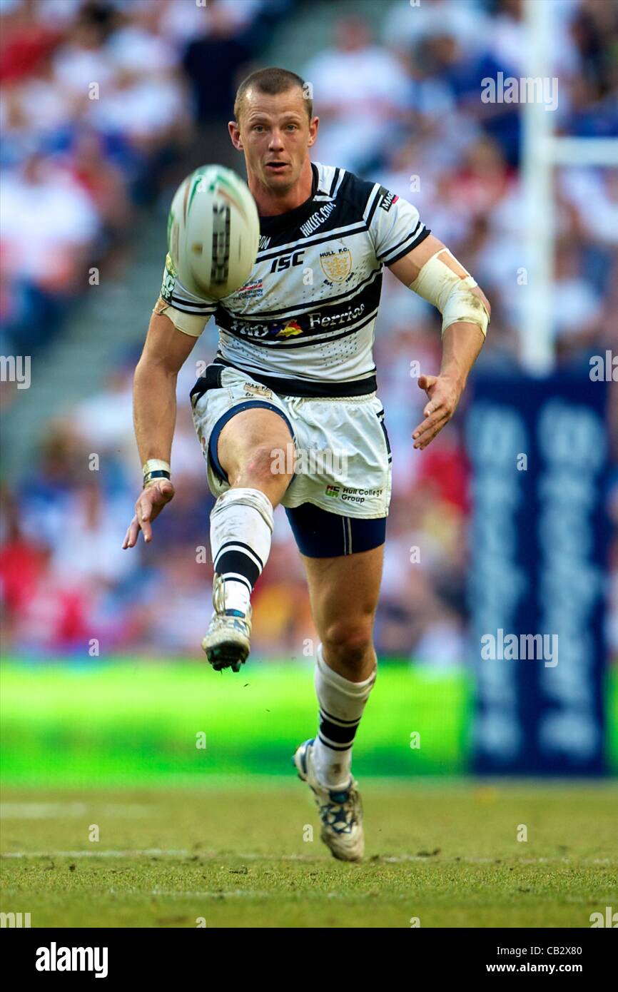 26.05.2012 Manchester, Inghilterra. Hull FC v della carena KR. Hull FC Richard Horne in azione durante la Stobart Super League Rugby Magic Weekend dall'Etihad Stadium Foto Stock