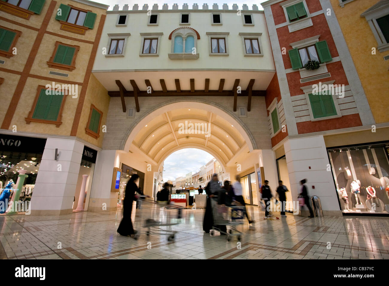 Villagio Mall a Doha in Qatar Foto Stock