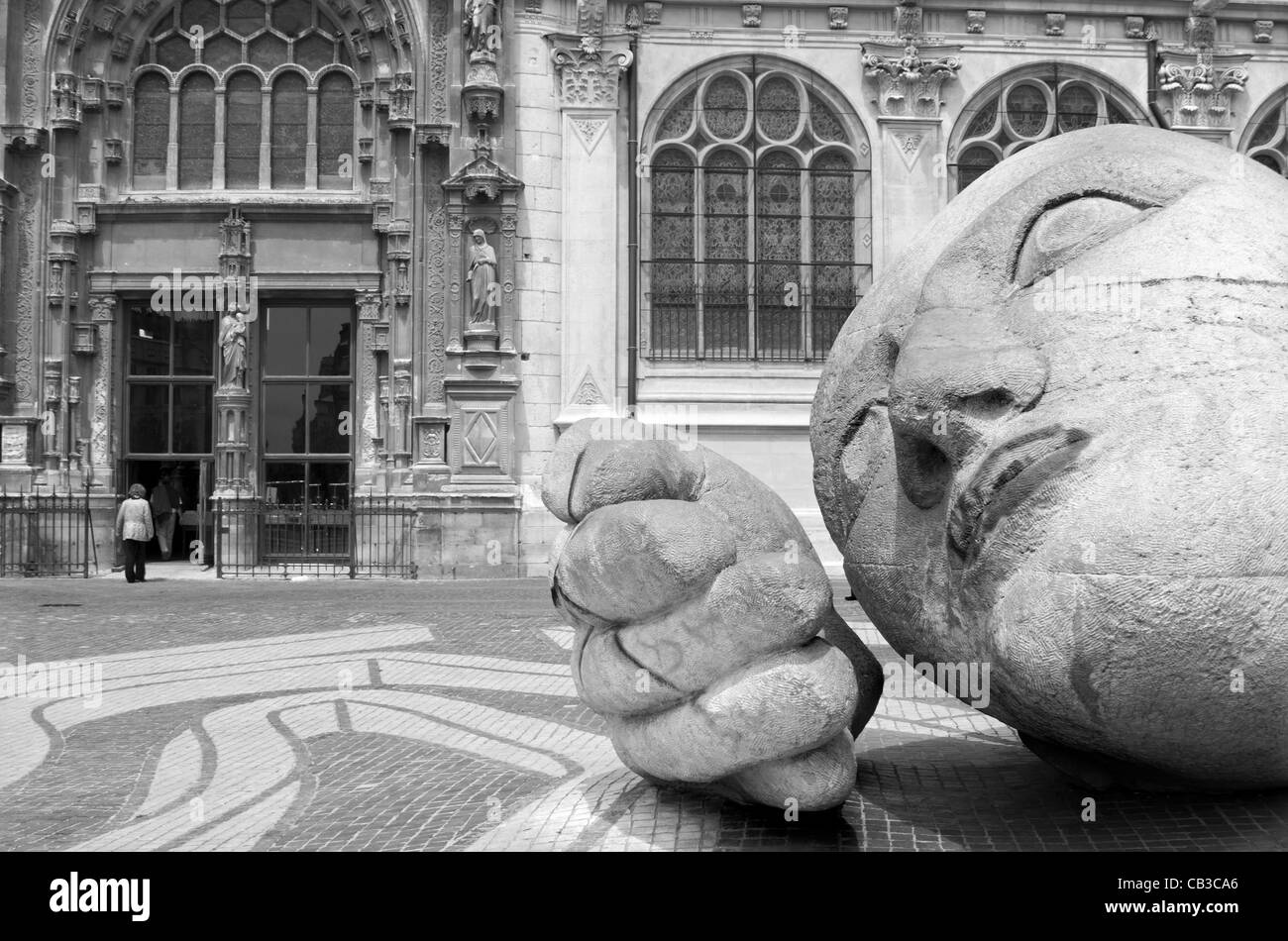 Parigi - testa scultura - da Henri Miller Foto Stock