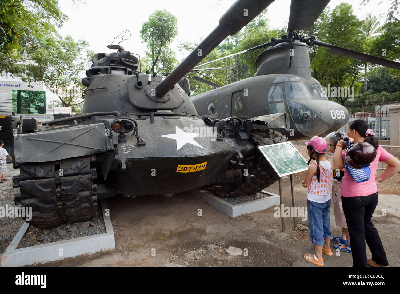 Il Vietnam, Ho Chi Minh City, Residuati Bellici Museum Foto Stock