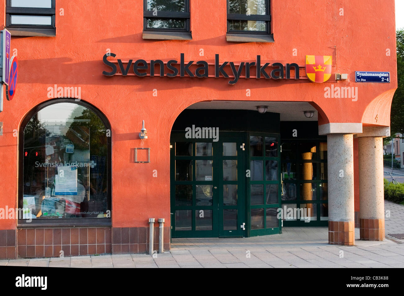Svenska kyrkan Svezia chiesa svedese di religione Scandinavia Scandinavia Foto Stock