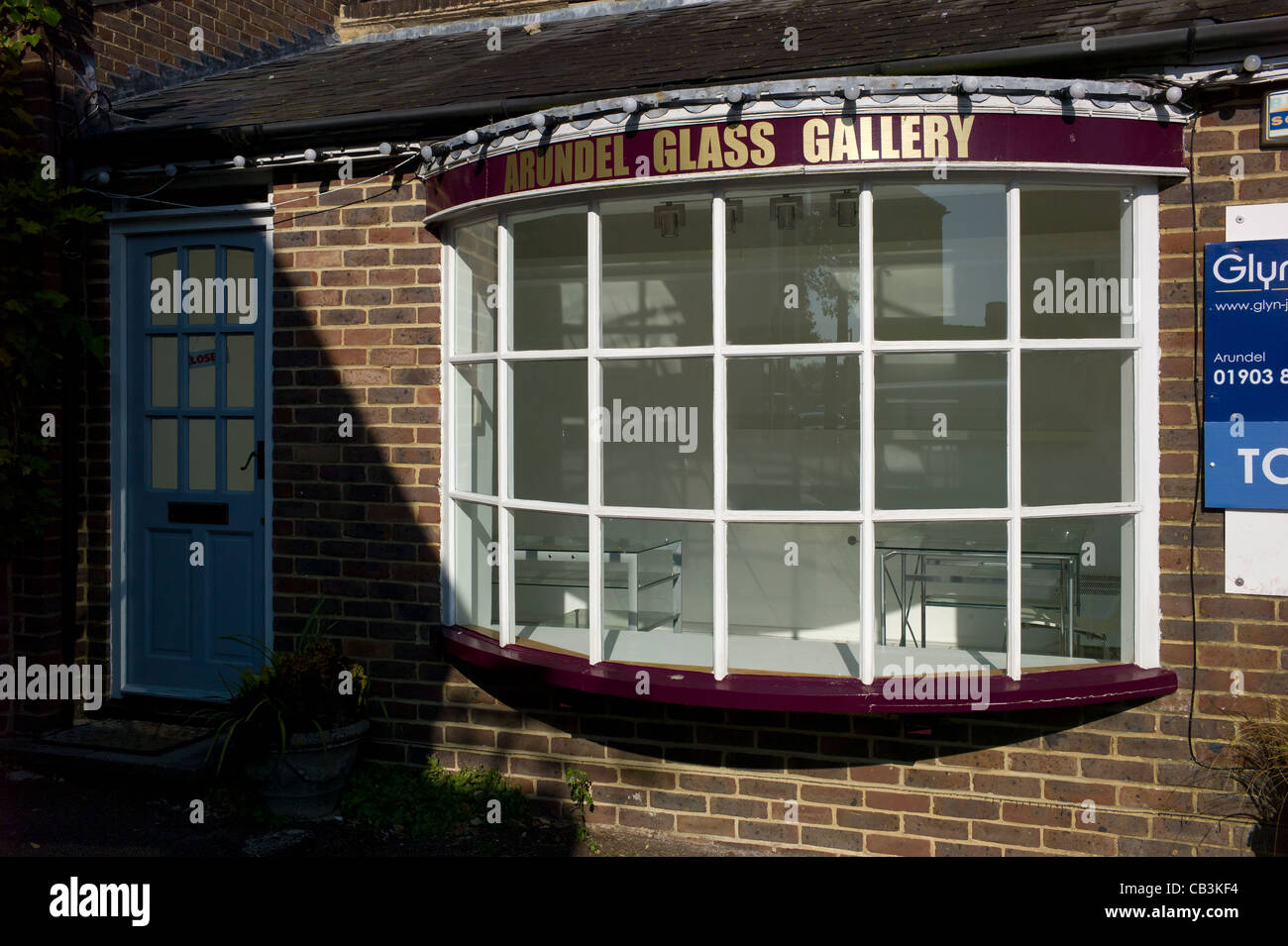 Negozio di vuoto Arundel West Sussex Foto Stock