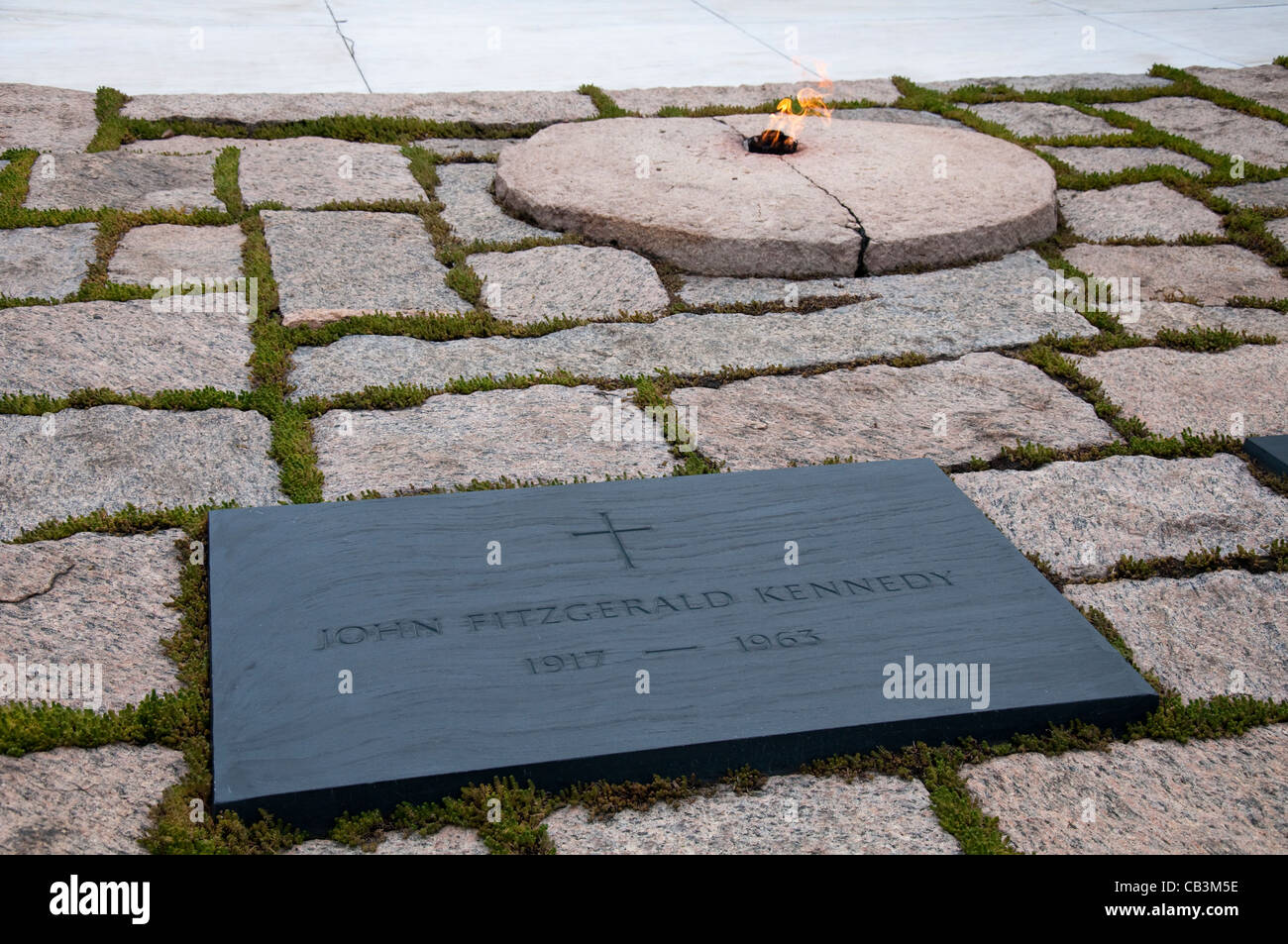 Al Cimitero Nazionale di Arlington a Washington DC, Stati Uniti d'America Foto Stock