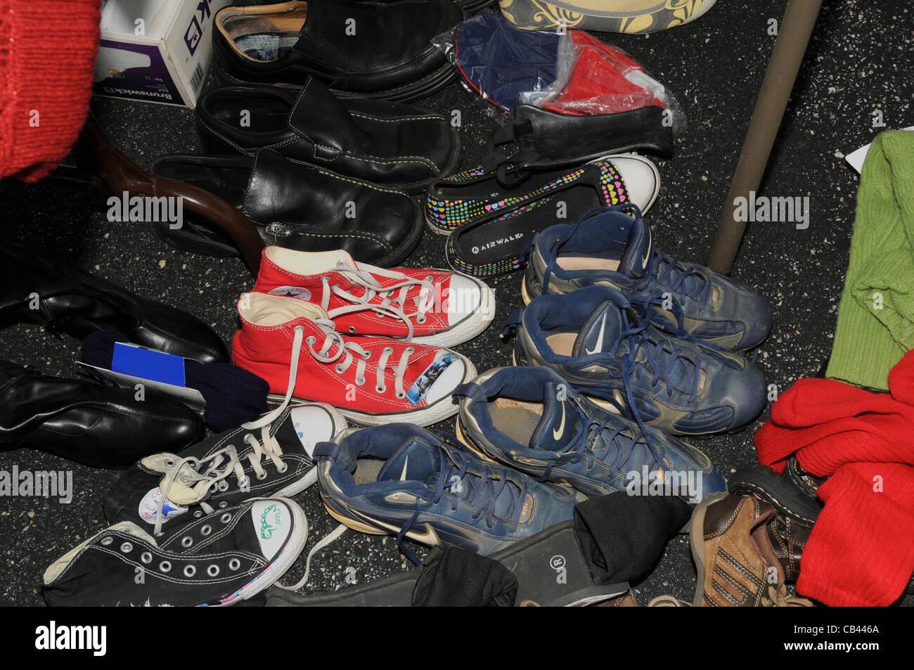 Scarpe, varietà di scarpe Foto Stock