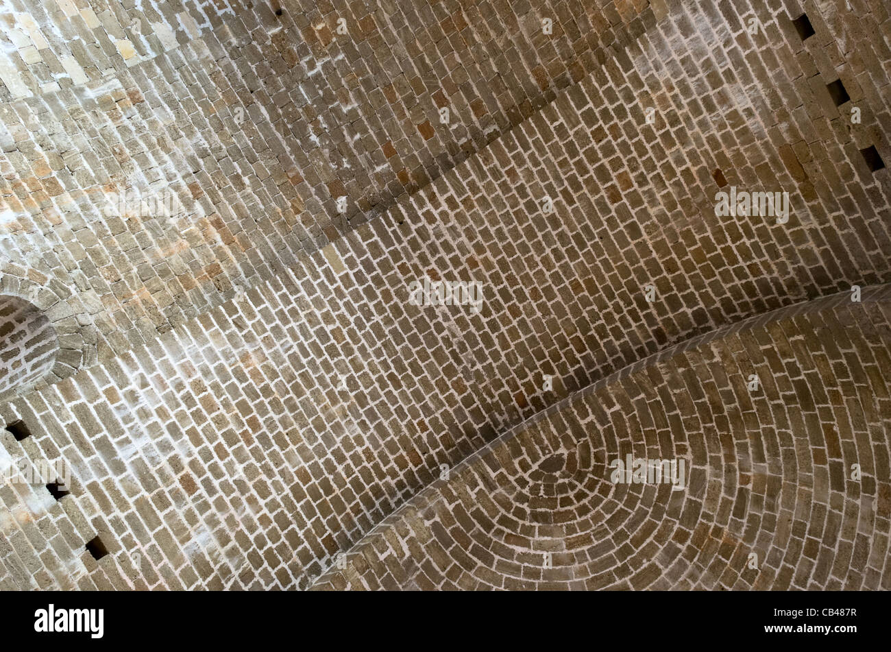 In mattoni di pietra arch Foto Stock