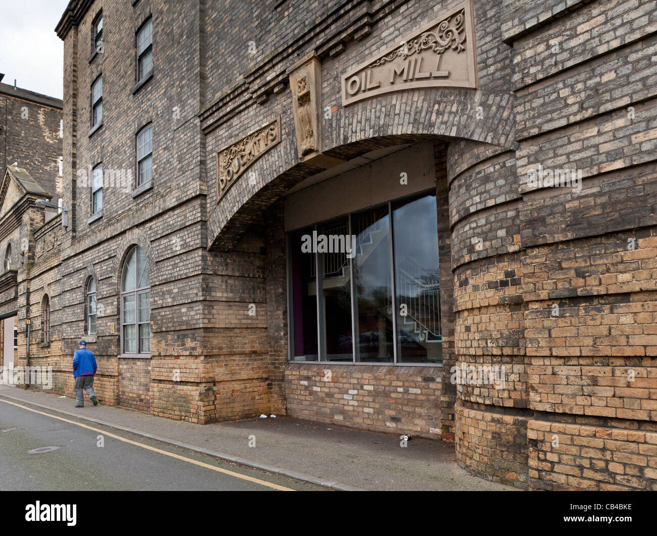 Doughty il frantoio a Waterside sud - Lincoln, Lincolnshire, Regno Unito, Europa Foto Stock