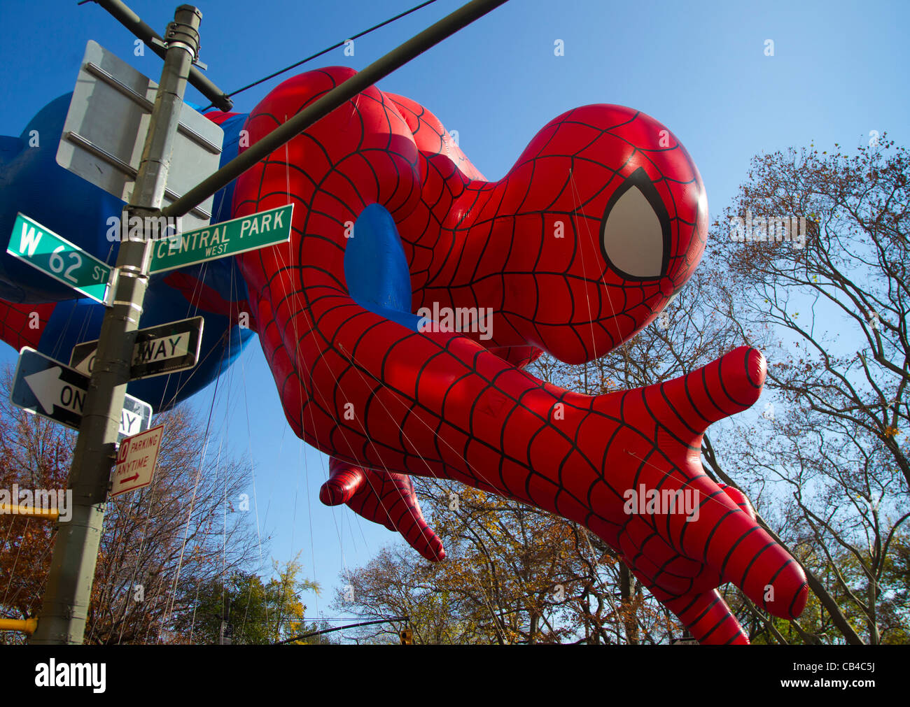 Palloncini a Macy's Thanksgiving Day Parade di New York City Foto Stock