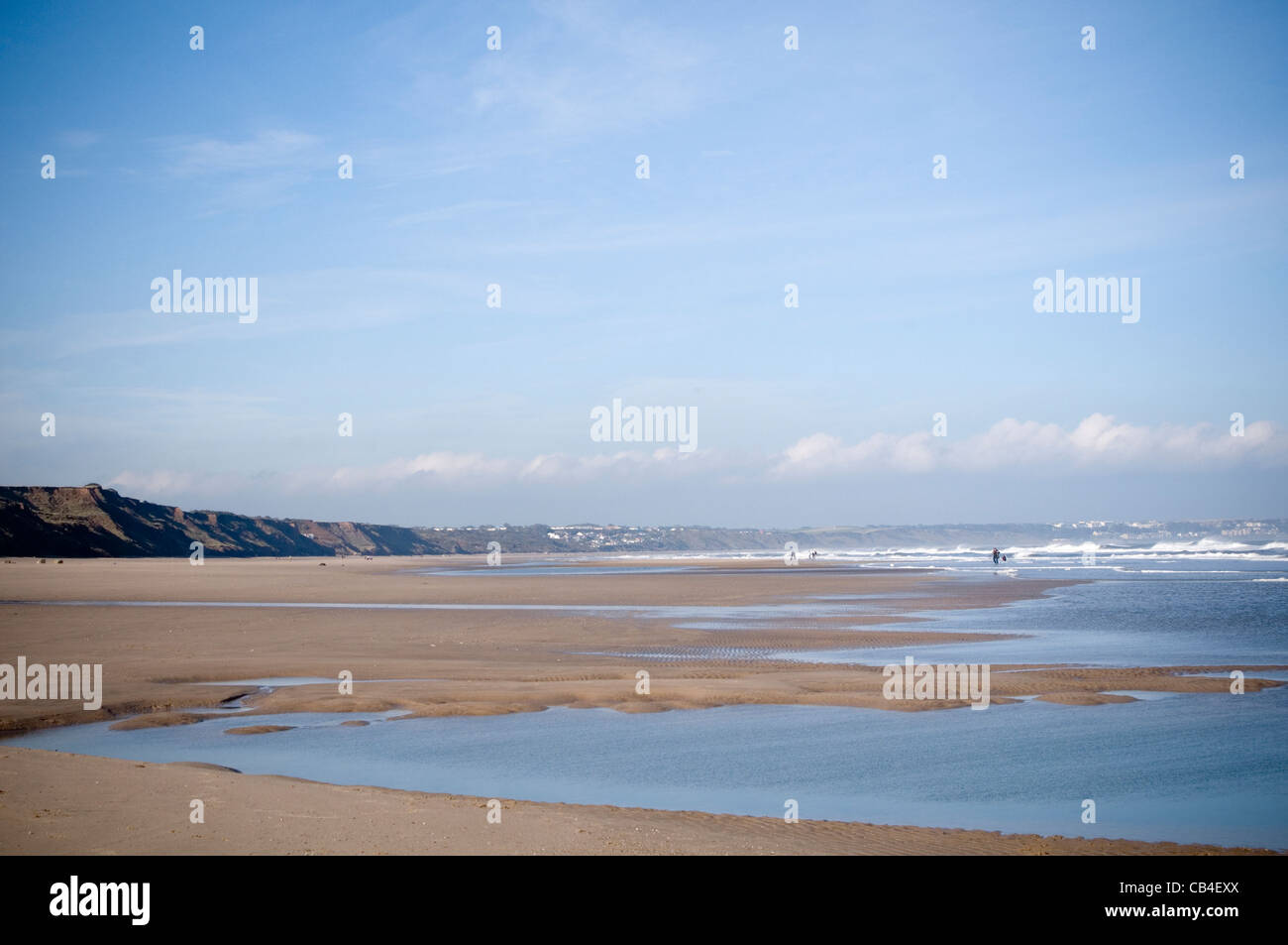 Hunmanby gap east yorkshire coast beach ampio spazio aperto spazi mari mare calmo regno unito sabbia spiagge sabbiose Foto Stock
