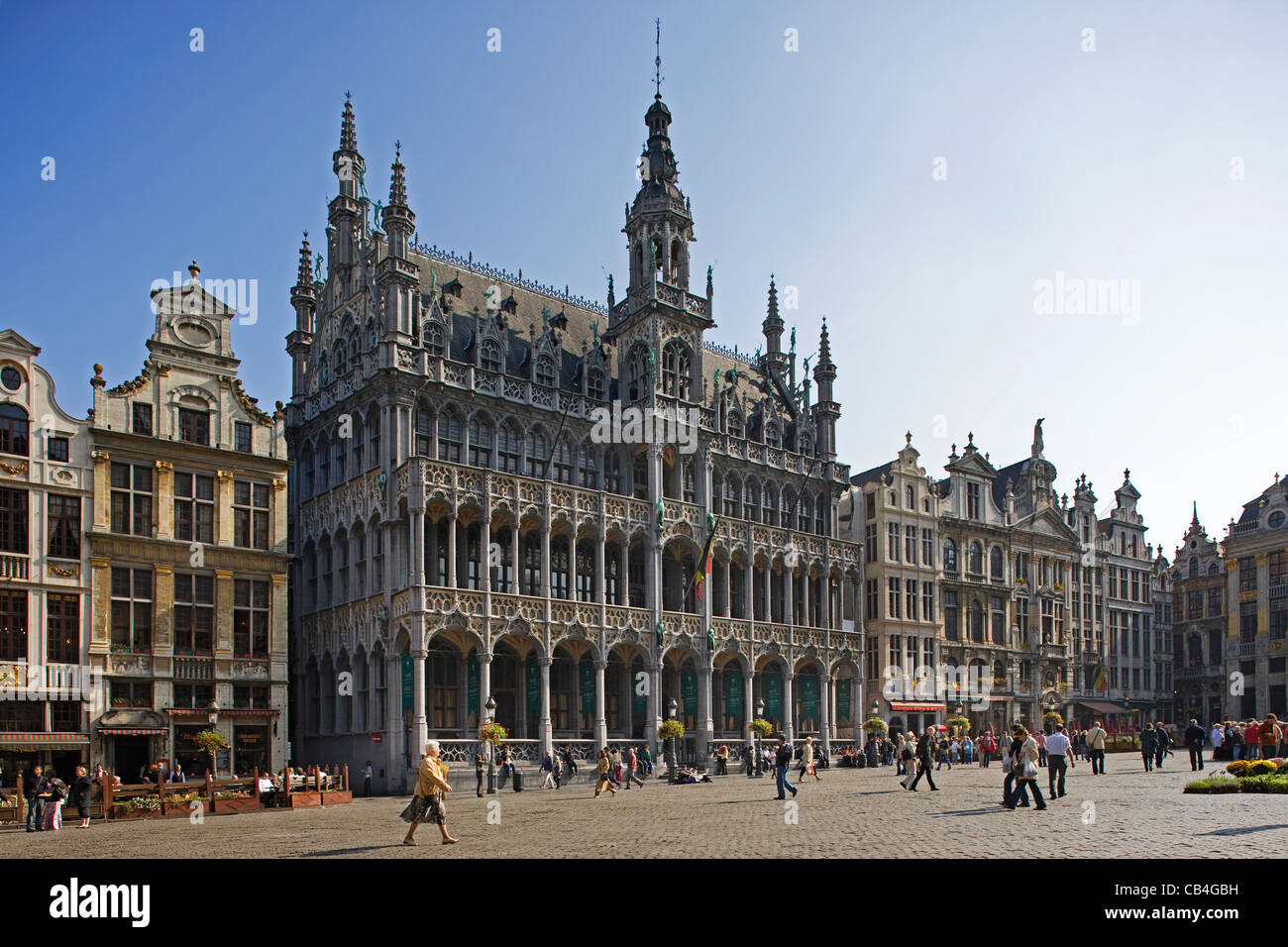 La Maison du Roi / King's House / Broodhuis / Breadhouse presso la Grand Place / Grote Markt, Bruxelles, Belgio Foto Stock