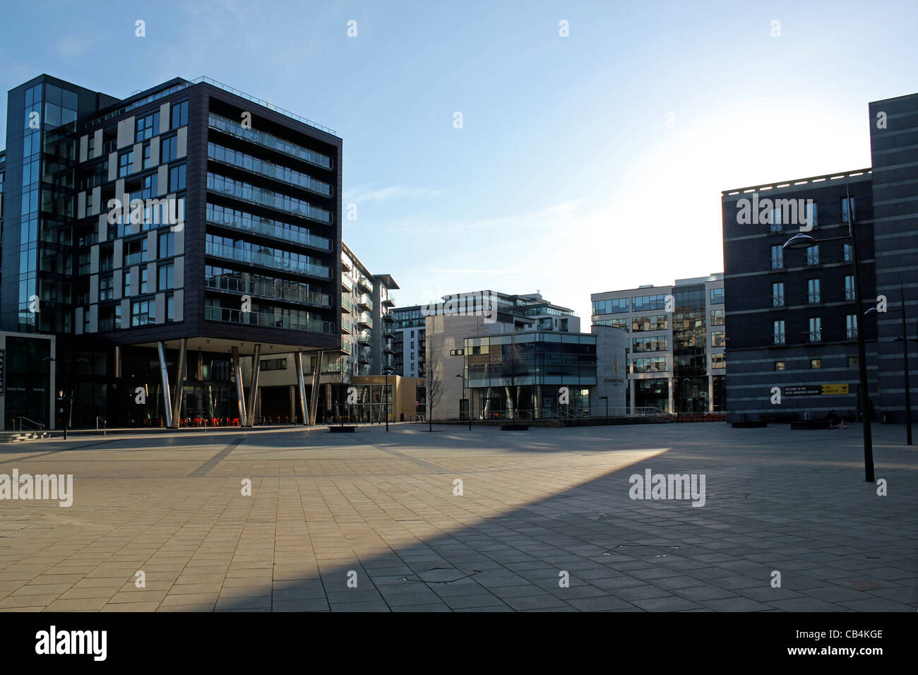 Edifici di Clarence Dock Leeds Yorkshire Inghilterra Foto Stock