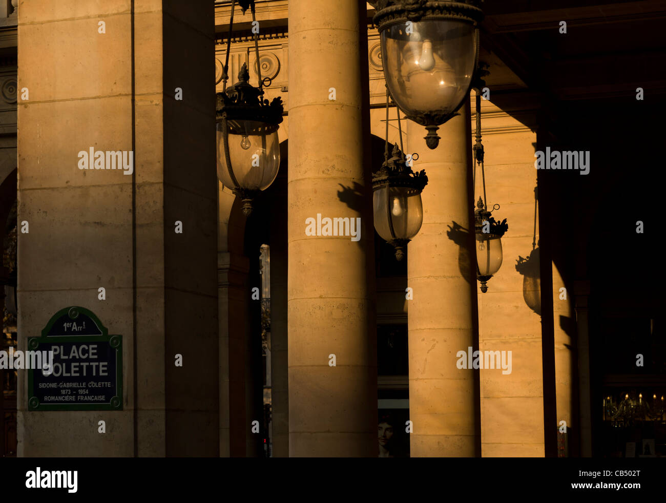 Place Colette, Parigi, Francia Foto Stock