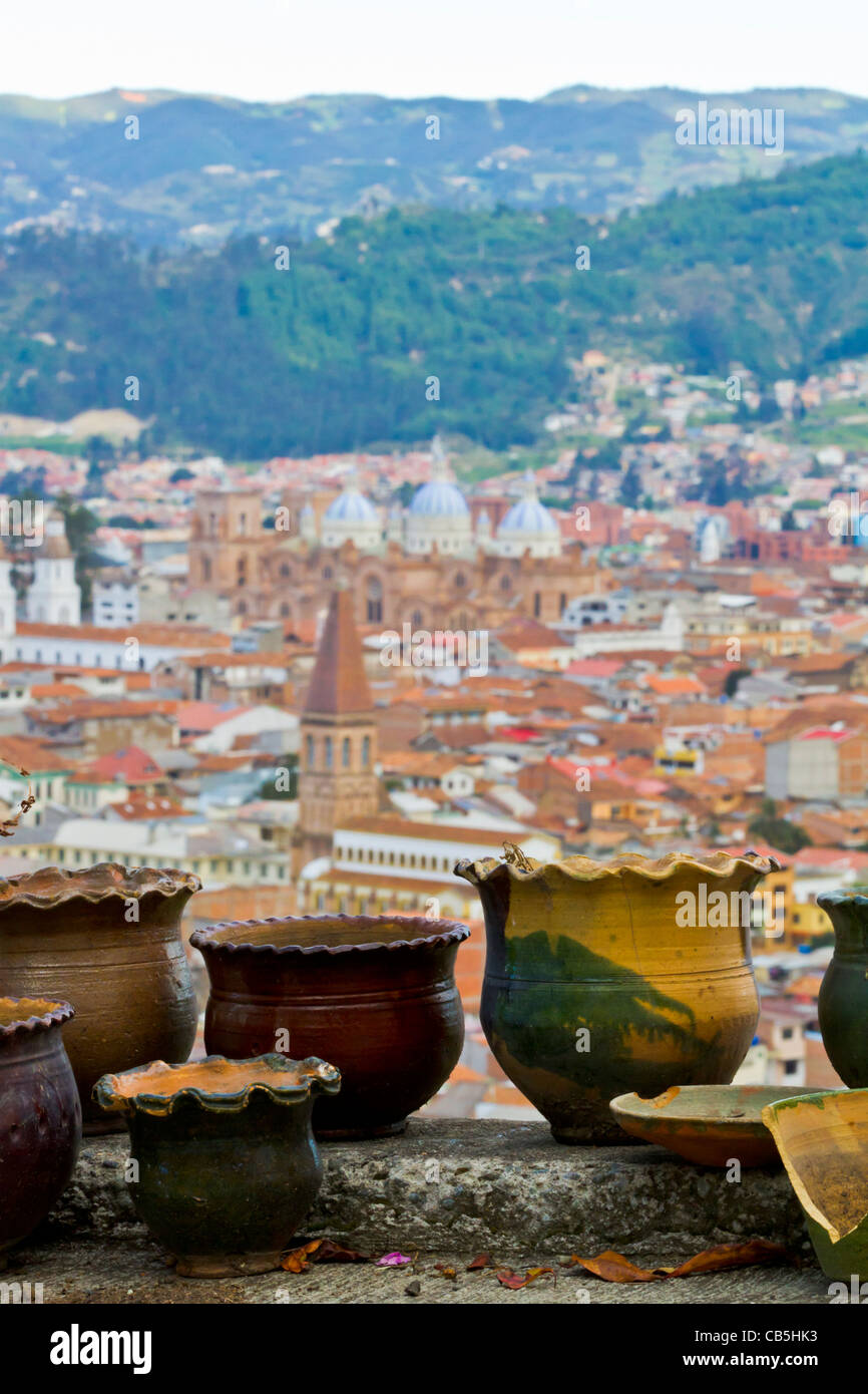 Cuenca ecuador dome colorato cloud vista cattedrale Foto Stock Cuenca ecuador dome colorato cloud vista cattedrale Foto Stock
