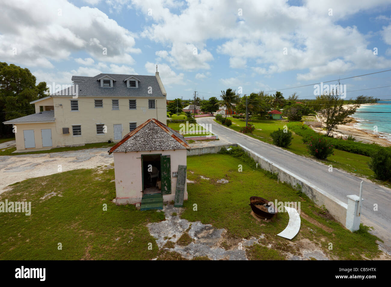 Cockburn Town, San Salvador, Bahamas, dei Caraibi Foto Stock