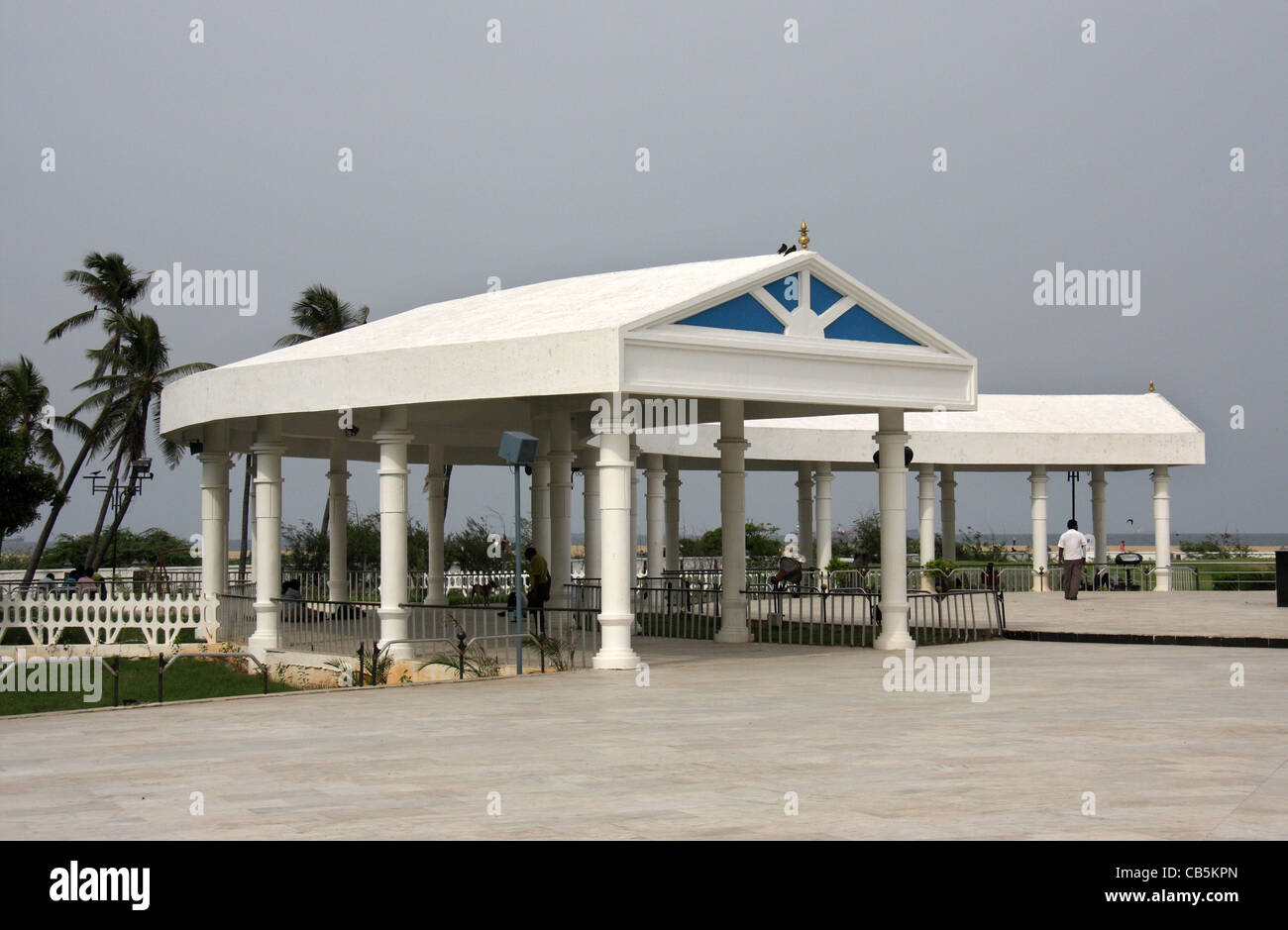 La spiaggia di marina di Chennai,tamilnadu,marina beach,chennai beach,marina beach monumenti,l'India del sud,l'india Foto Stock