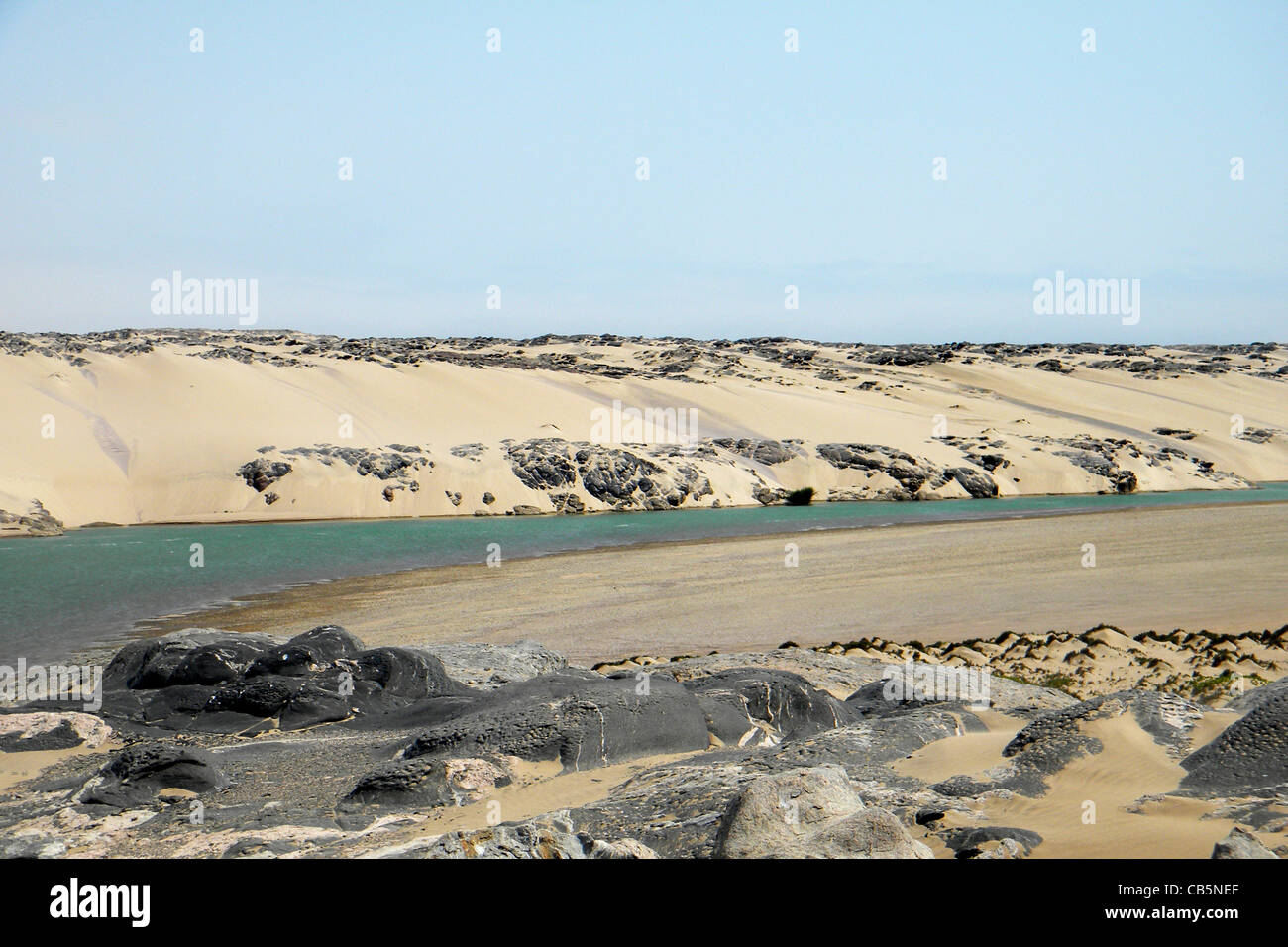 Foz de Cunene, Angola Foto Stock