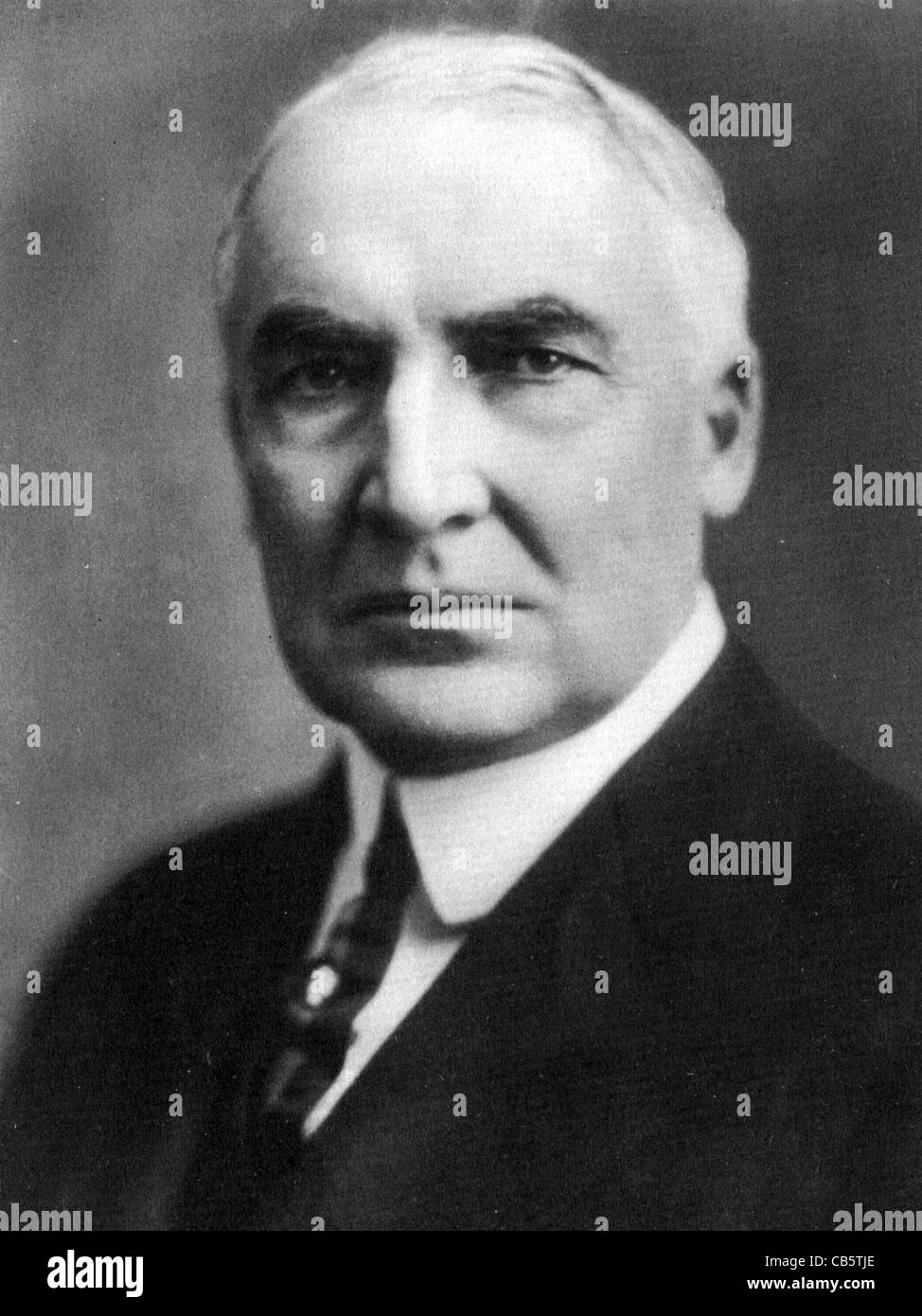 WARREN G. Harding (1865-1923) 29 PRESIDENTE DEGLI STATI UNITI D'AMERICA Foto Stock