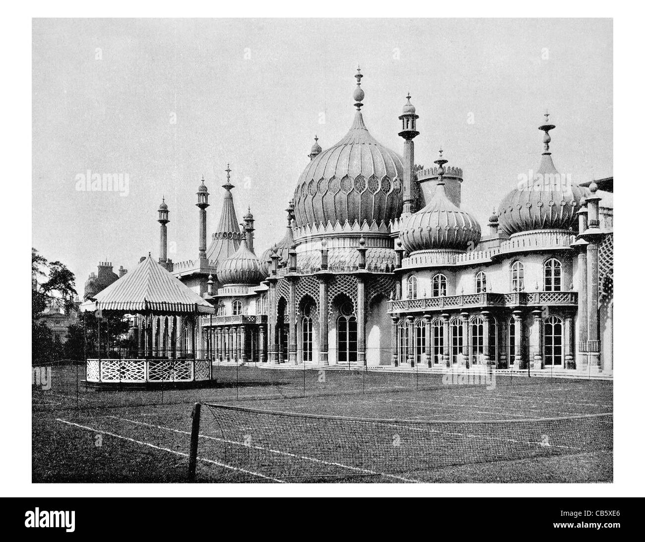 Il Royal Pavilion Brighton Inghilterra George Prince of Wales Regent stile Indo-Saracenic Foto Stock