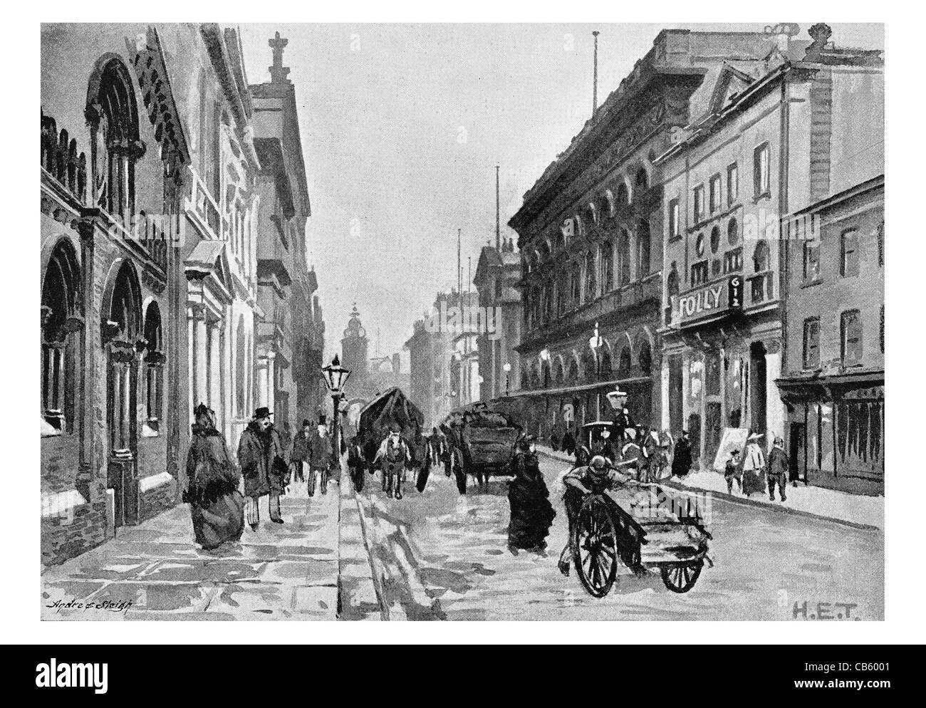 Free Trade Hall Peter Street Manchester Edward Walters Il Grade ii Listed è un edificio palazzo Italiano architettura Foto Stock