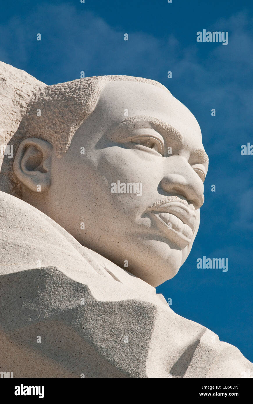 Martin Luther King Jr Memorial Washington dc dc12 parco nazionale un monumento vicino al National Mall Foto Stock