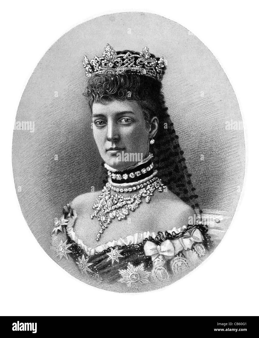 Maria di Teck Victoria Mary Augusta Louise Olga Pauline Claudine Agnes 1867 1953 famiglia reale britannica regal dominatrice sovrana Foto Stock