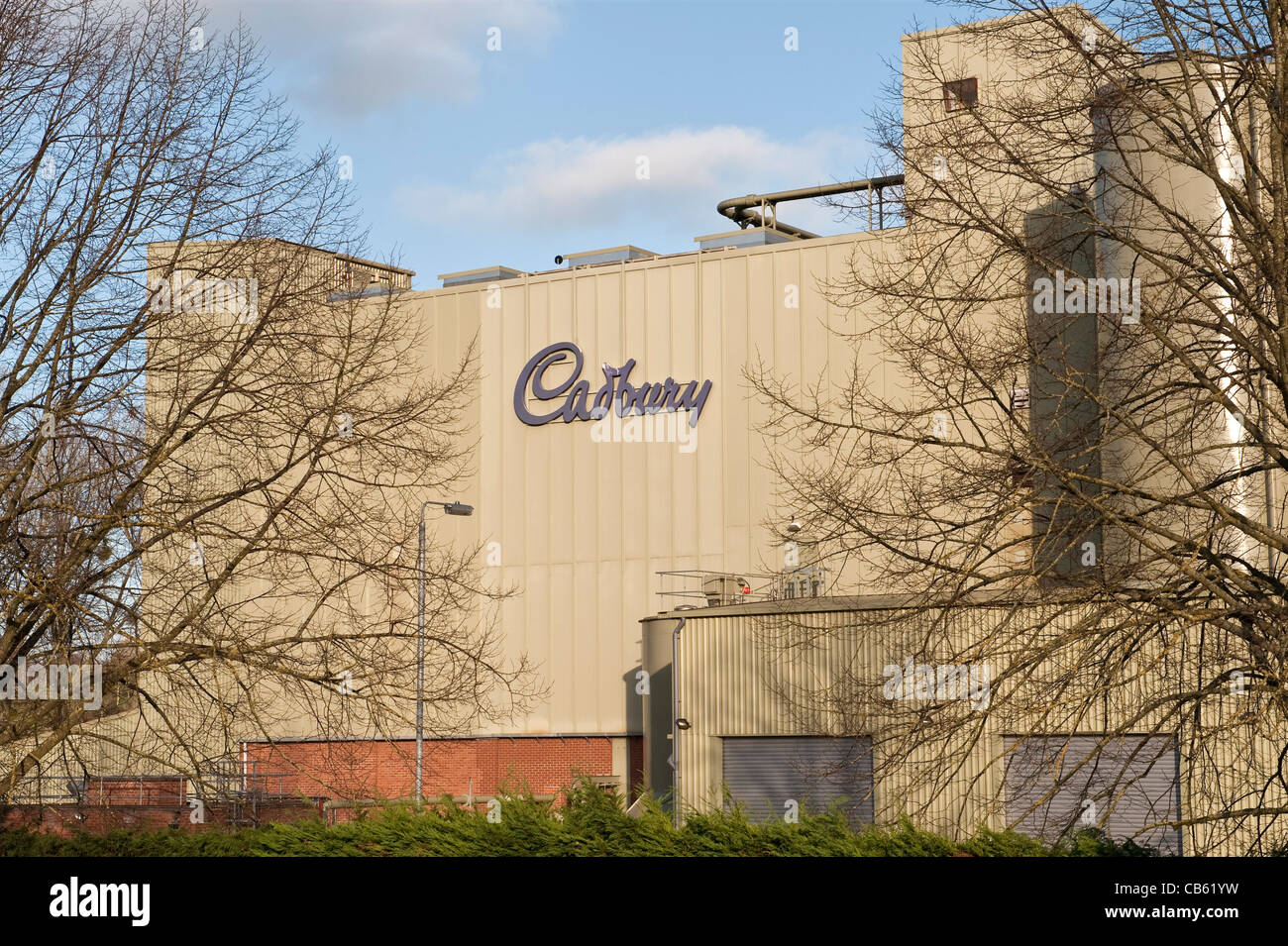 La fabbrica di cioccolato di Cadbury a Marlbrook, Leominster, Herefordshire, Regno Unito. Dal 2010 di proprietà di Mondelez International (originariamente Kraft Foods) Foto Stock