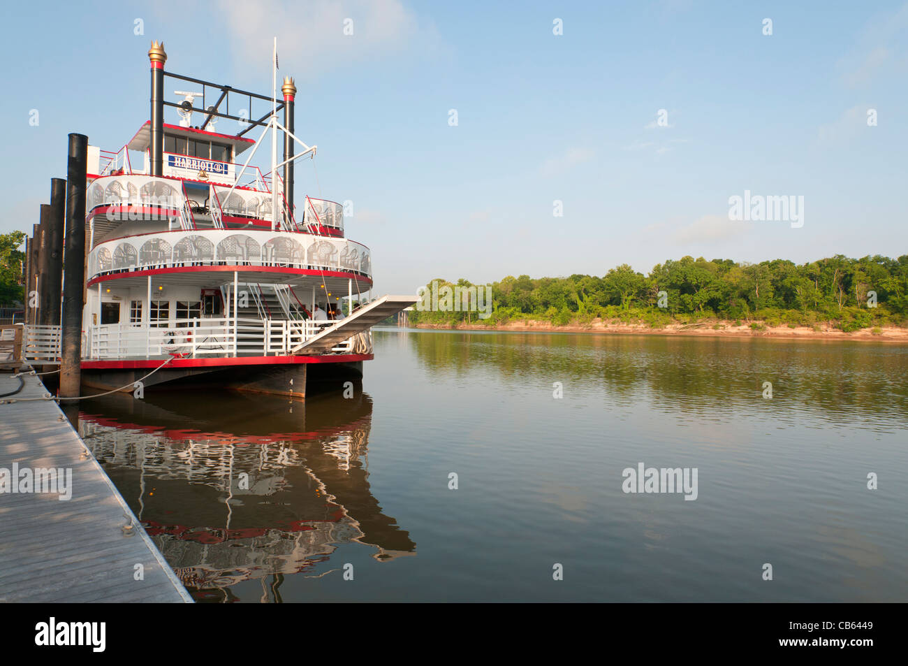 In Alabama, Montgomery, Harriott II riverboat, Alabama River tour in barca Foto Stock
